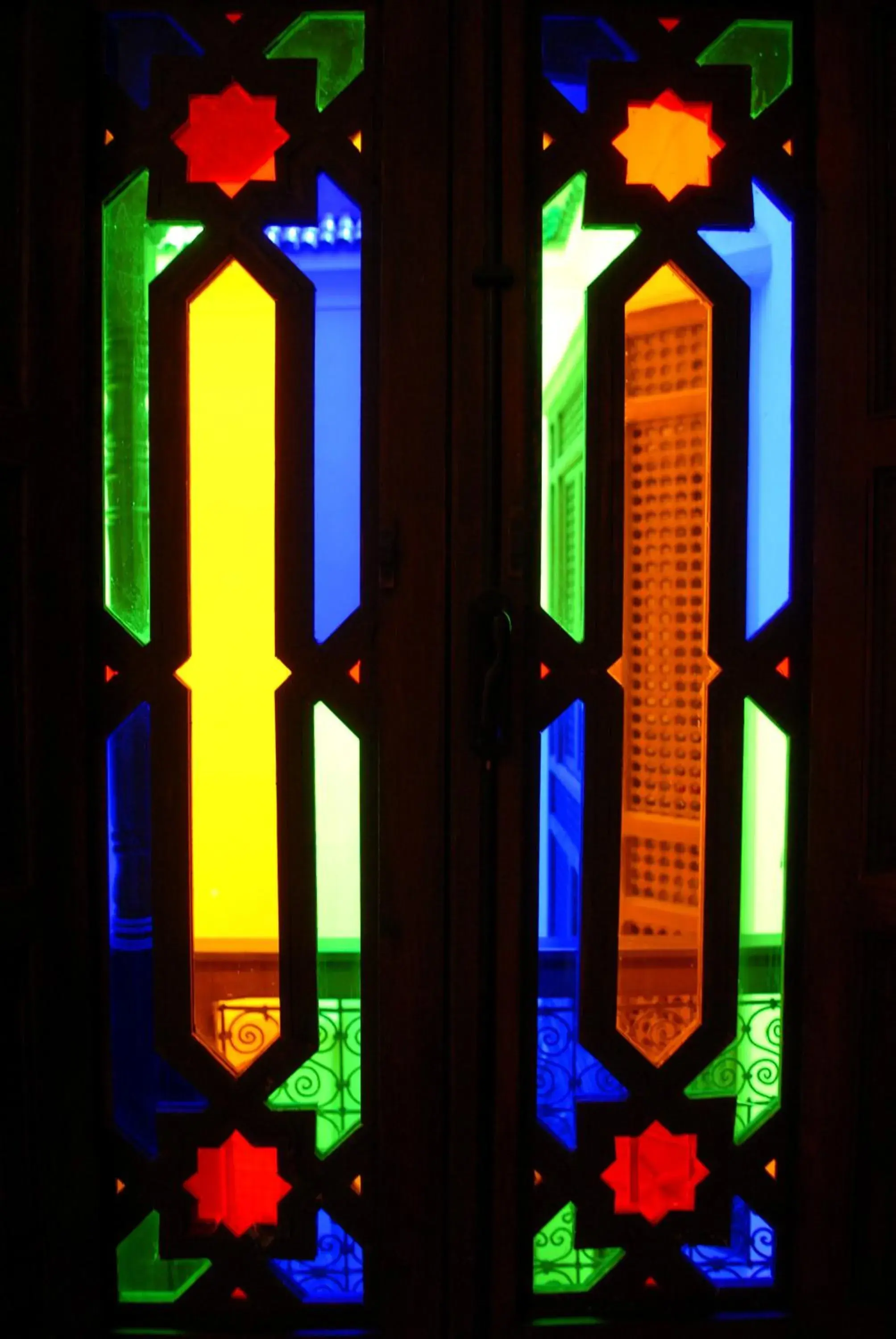 Decorative detail in Riad Aubrac