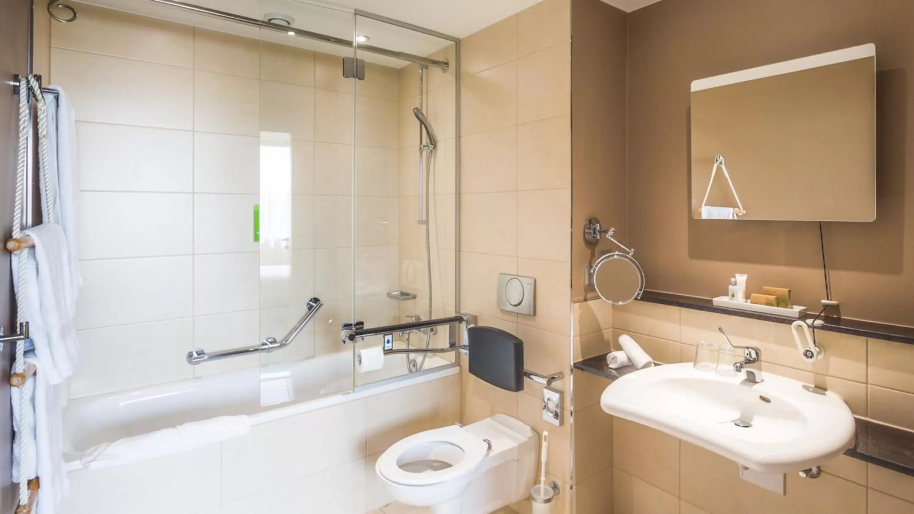 Shower, Bathroom in Moevenpick Hotel And Casino Geneva