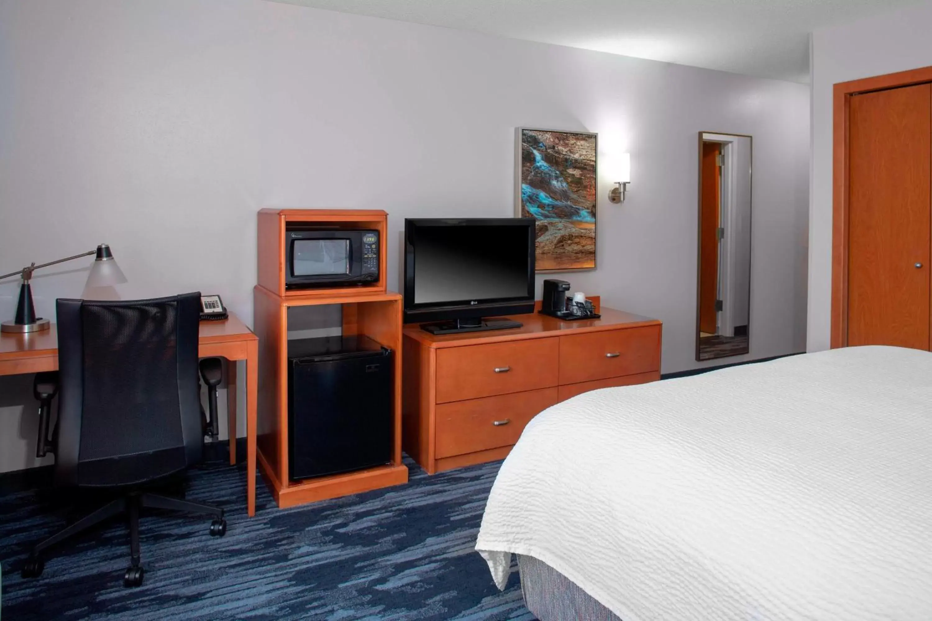 Photo of the whole room, TV/Entertainment Center in Fairfield Inn and Suites by Marriott Gadsden