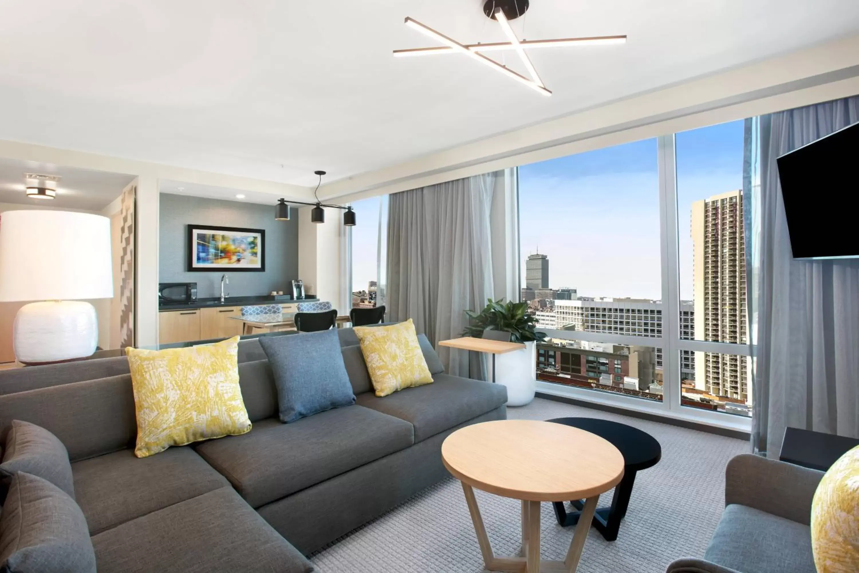 Living room, Seating Area in Courtyard Boston Downtown/North Station