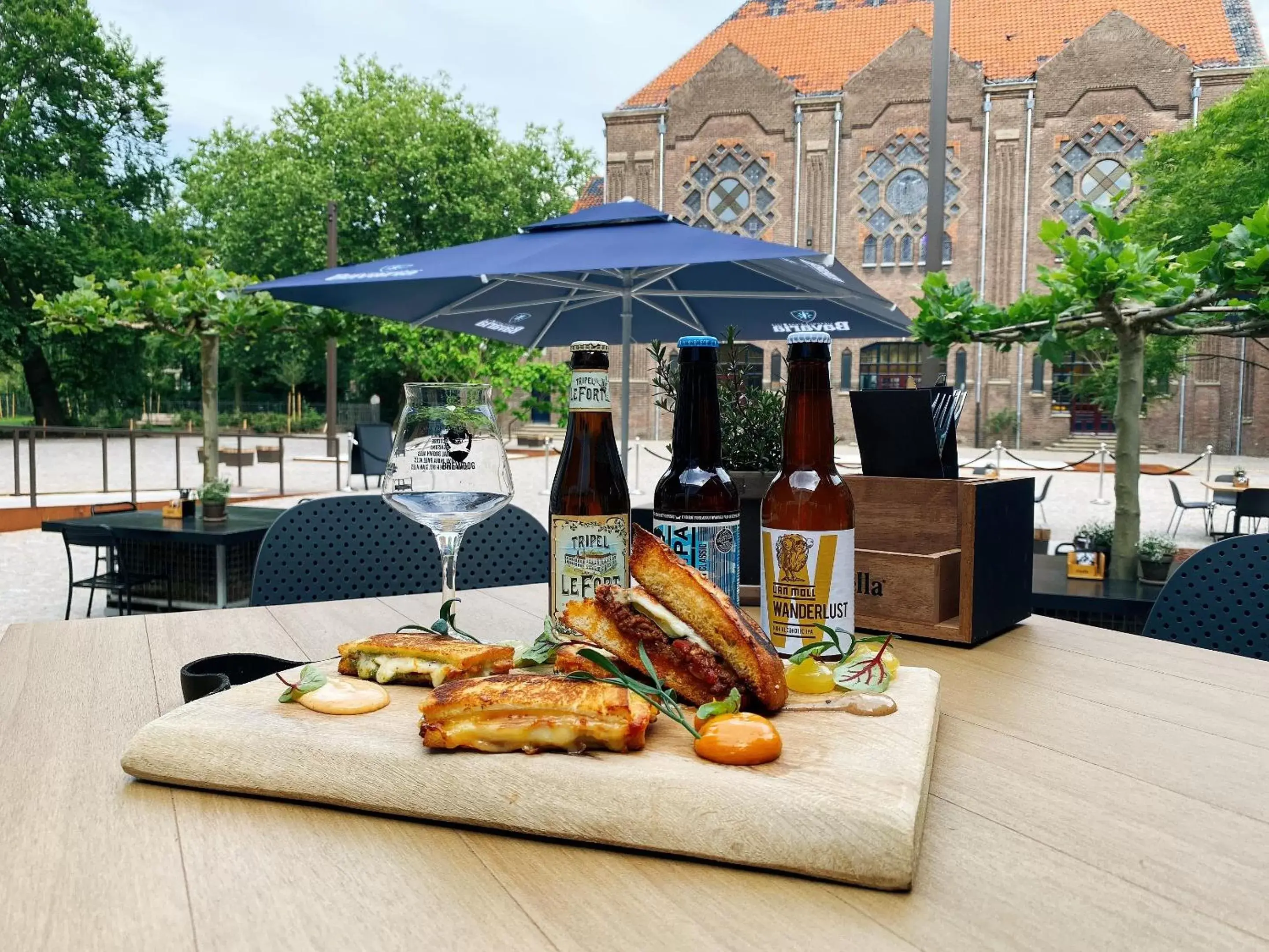 Patio in Hotel Mariënhage