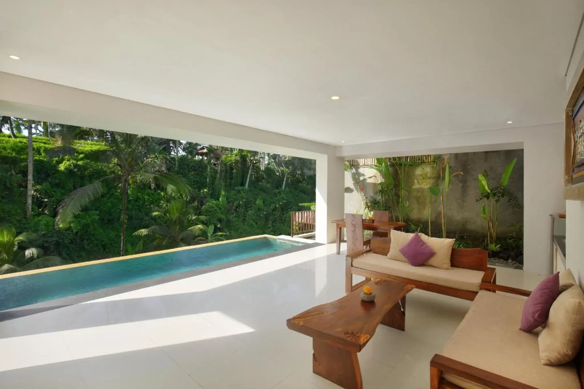 Living room, Swimming Pool in Dedary Resort Ubud by Ini Vie Hospitality