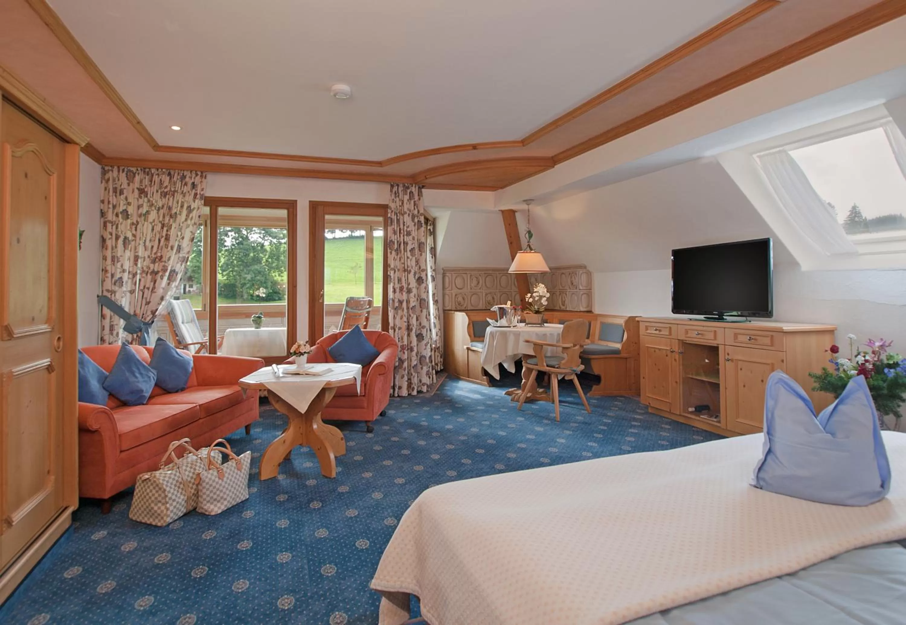 Decorative detail, Seating Area in Kaisers Tanne - Premium Alles Inklusive Hotel