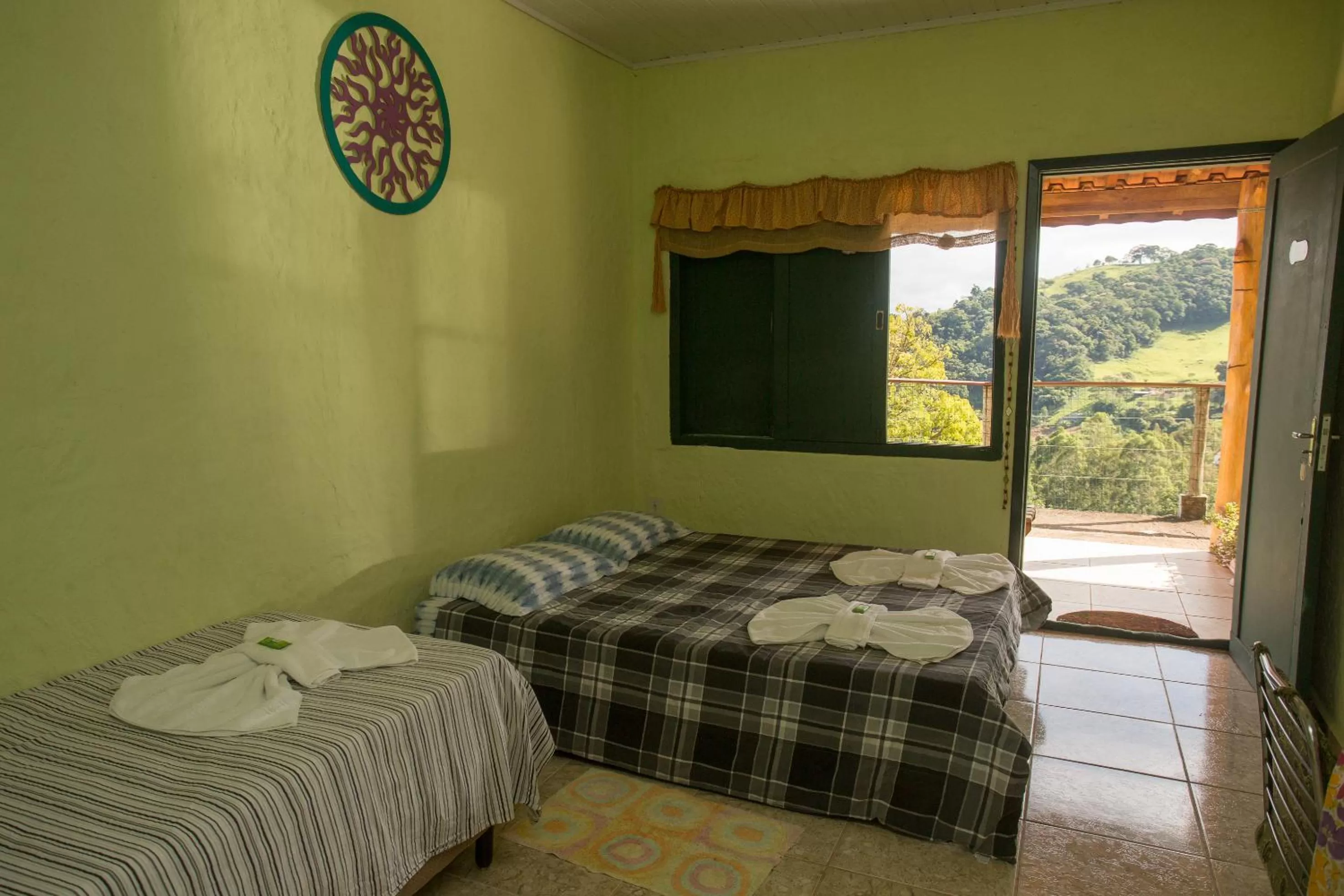 Bed in Pousada Spa Saúde Melhor