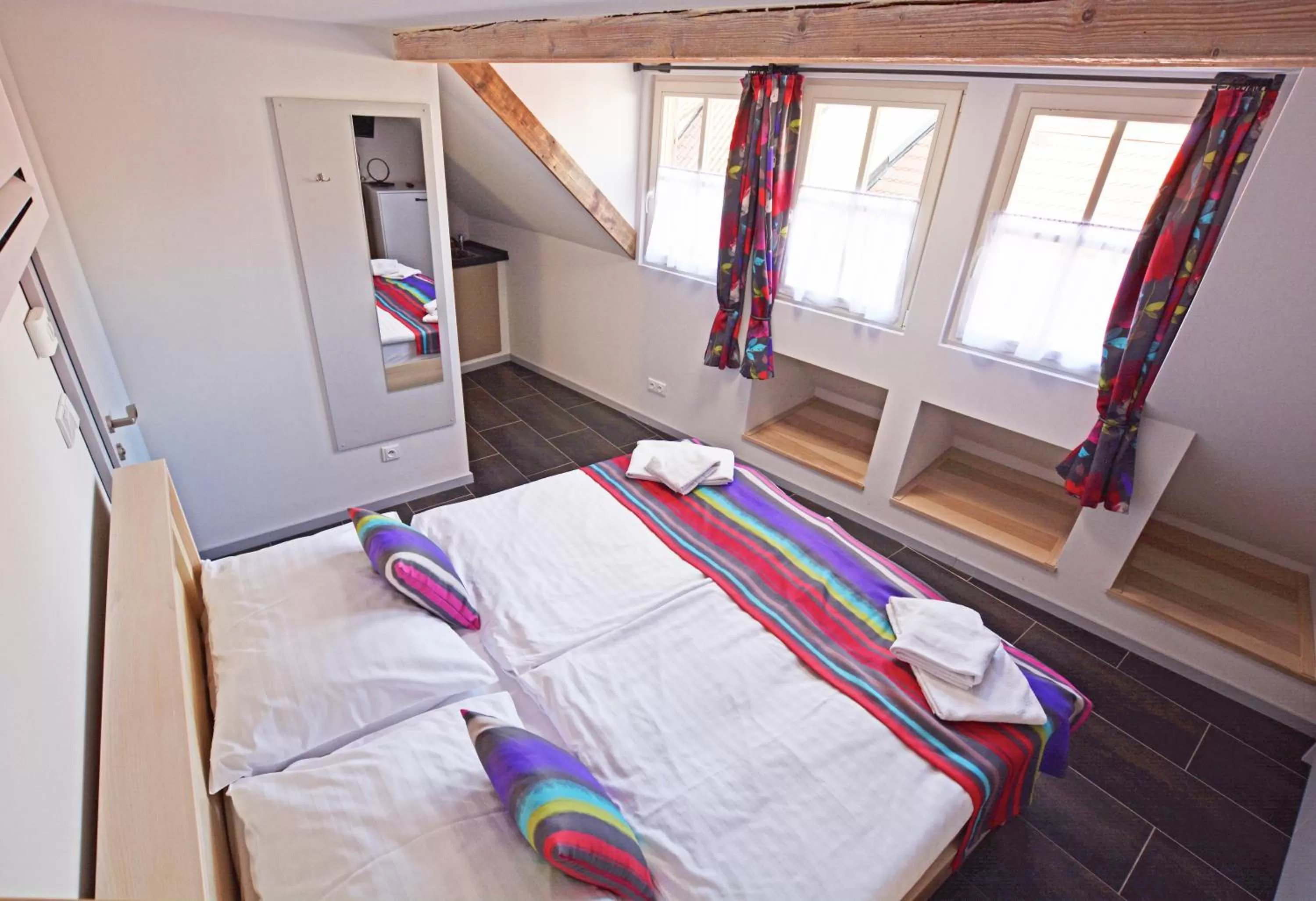 Bedroom, Bed in Historic Centre Residence