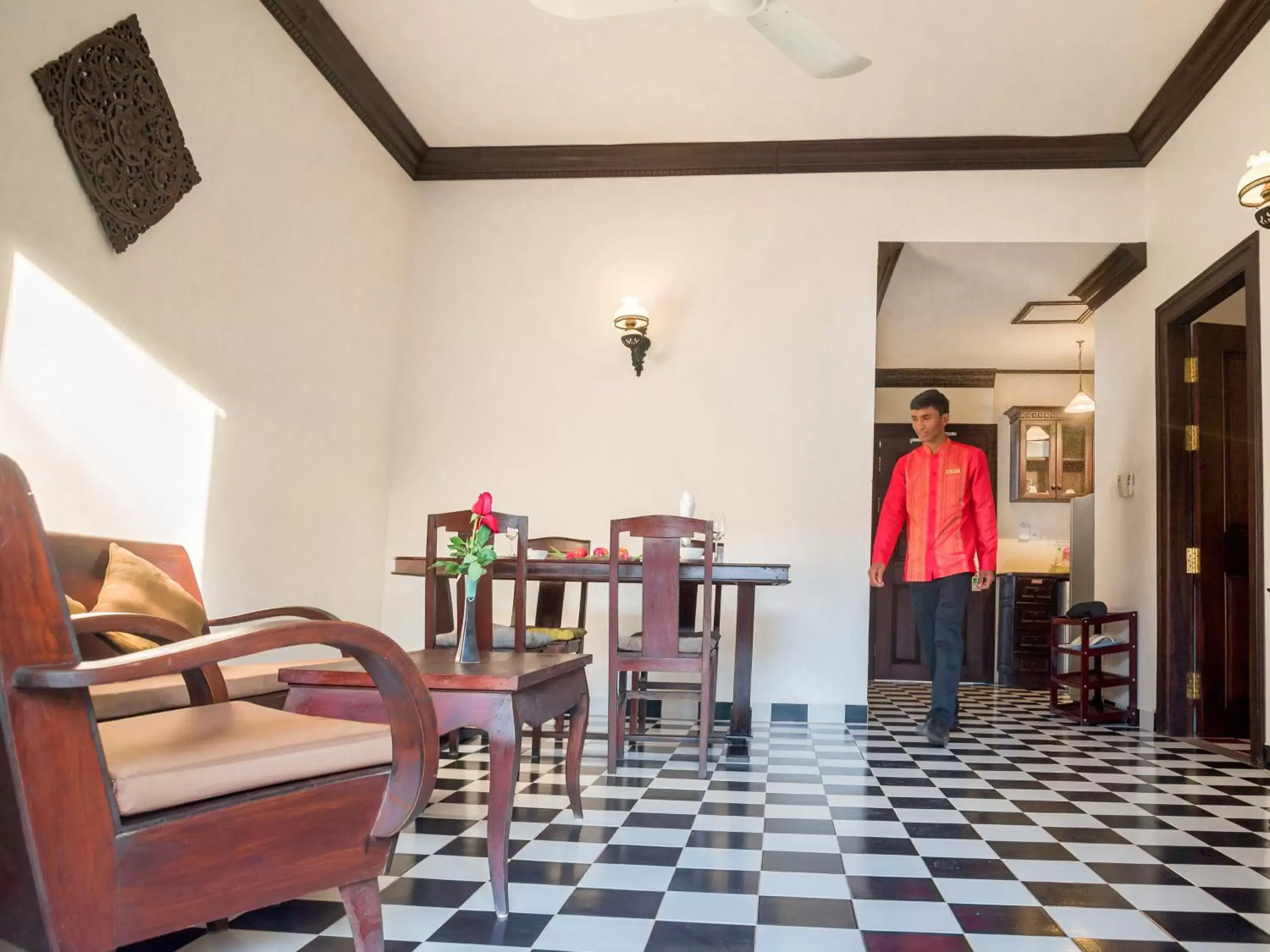 Living room in Chateau d'Angkor La Residence