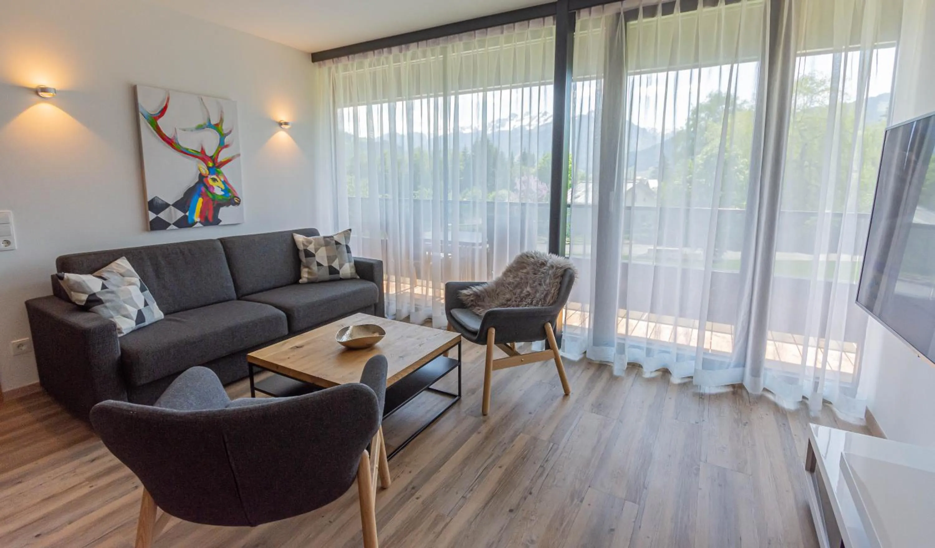 Living room, Seating Area in Schönblick Residence - Absolut Alpine Apartments
