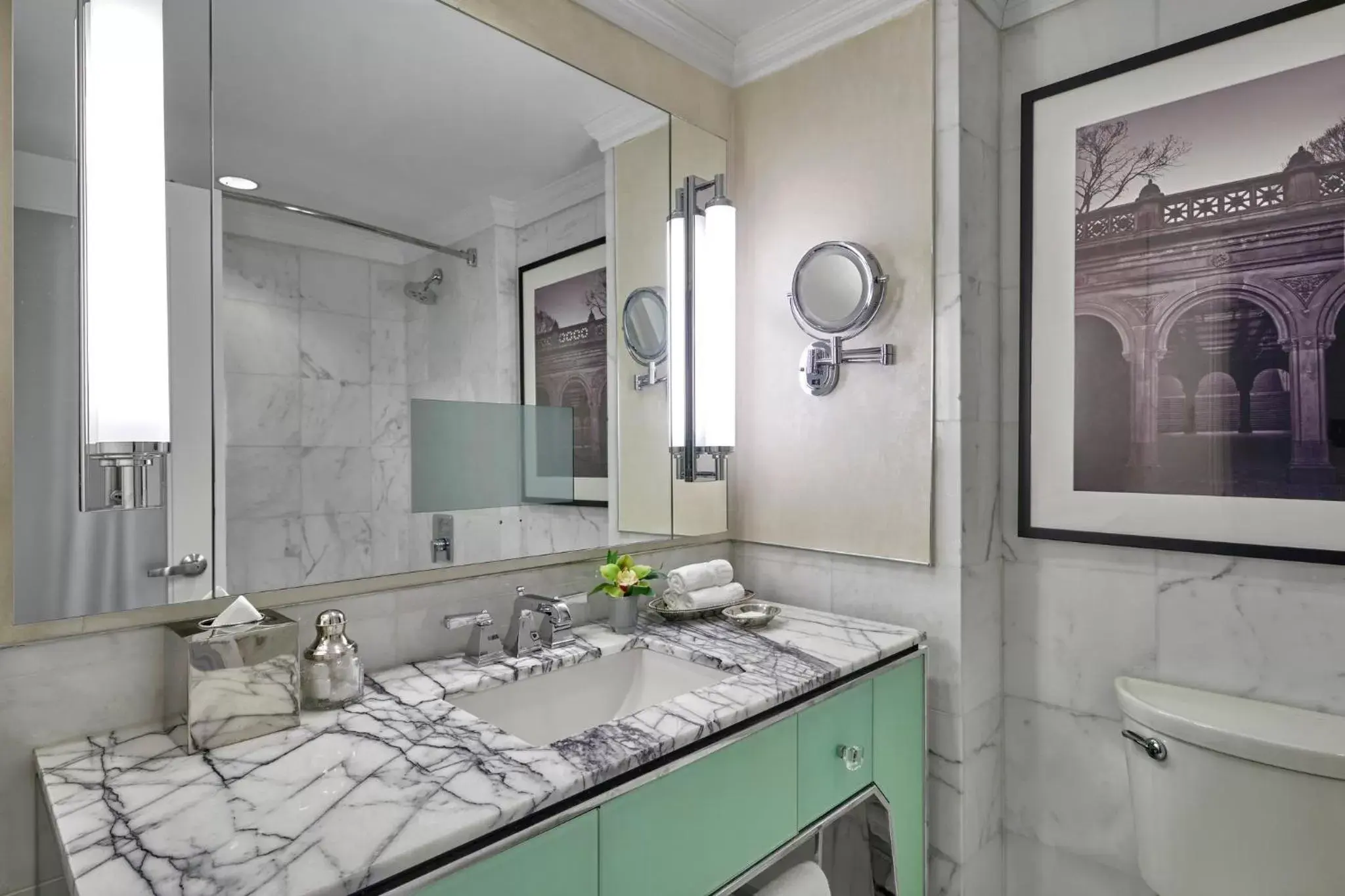 Bathroom in Loews Regency New York Hotel