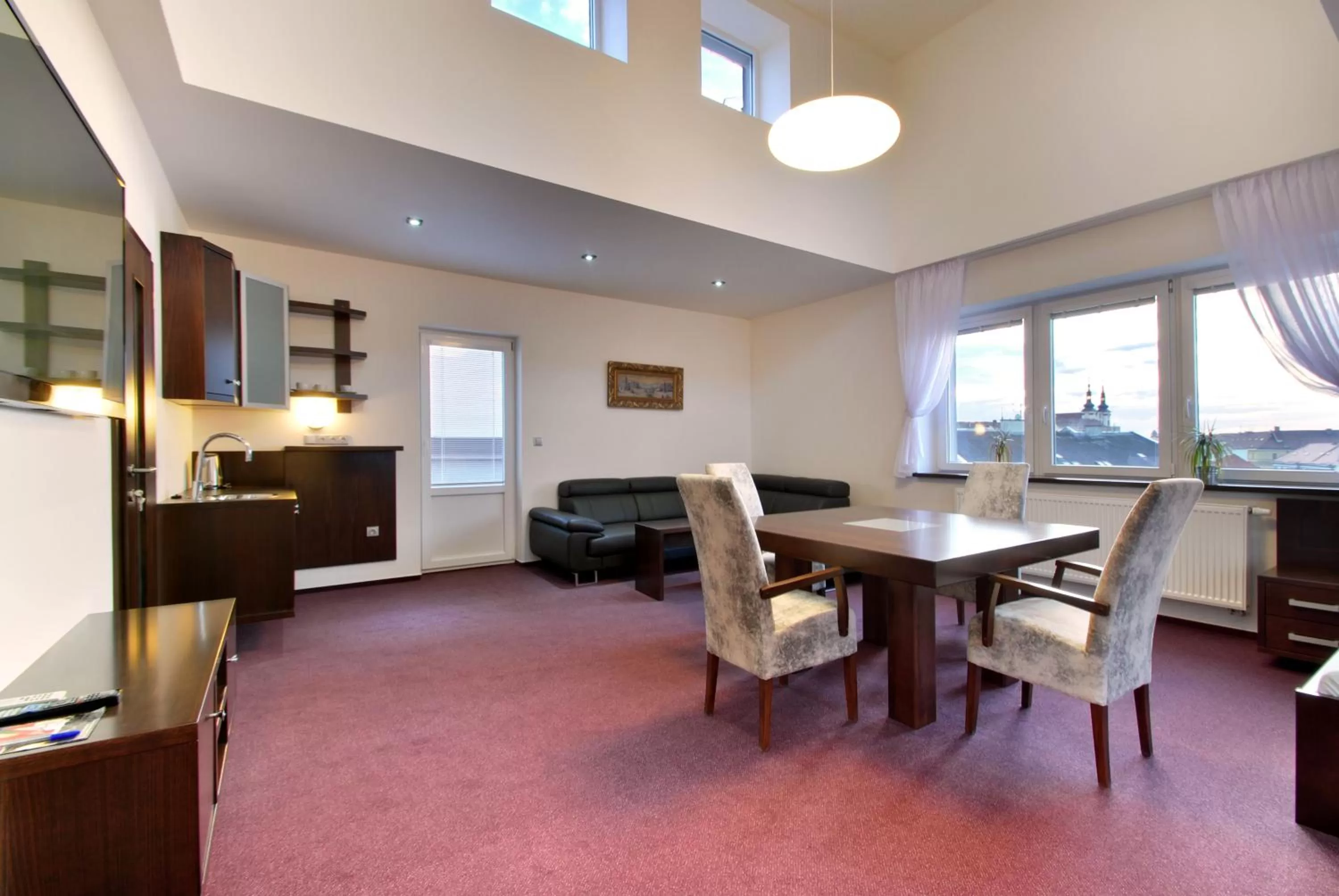 Kitchen or kitchenette in Hotel Palác