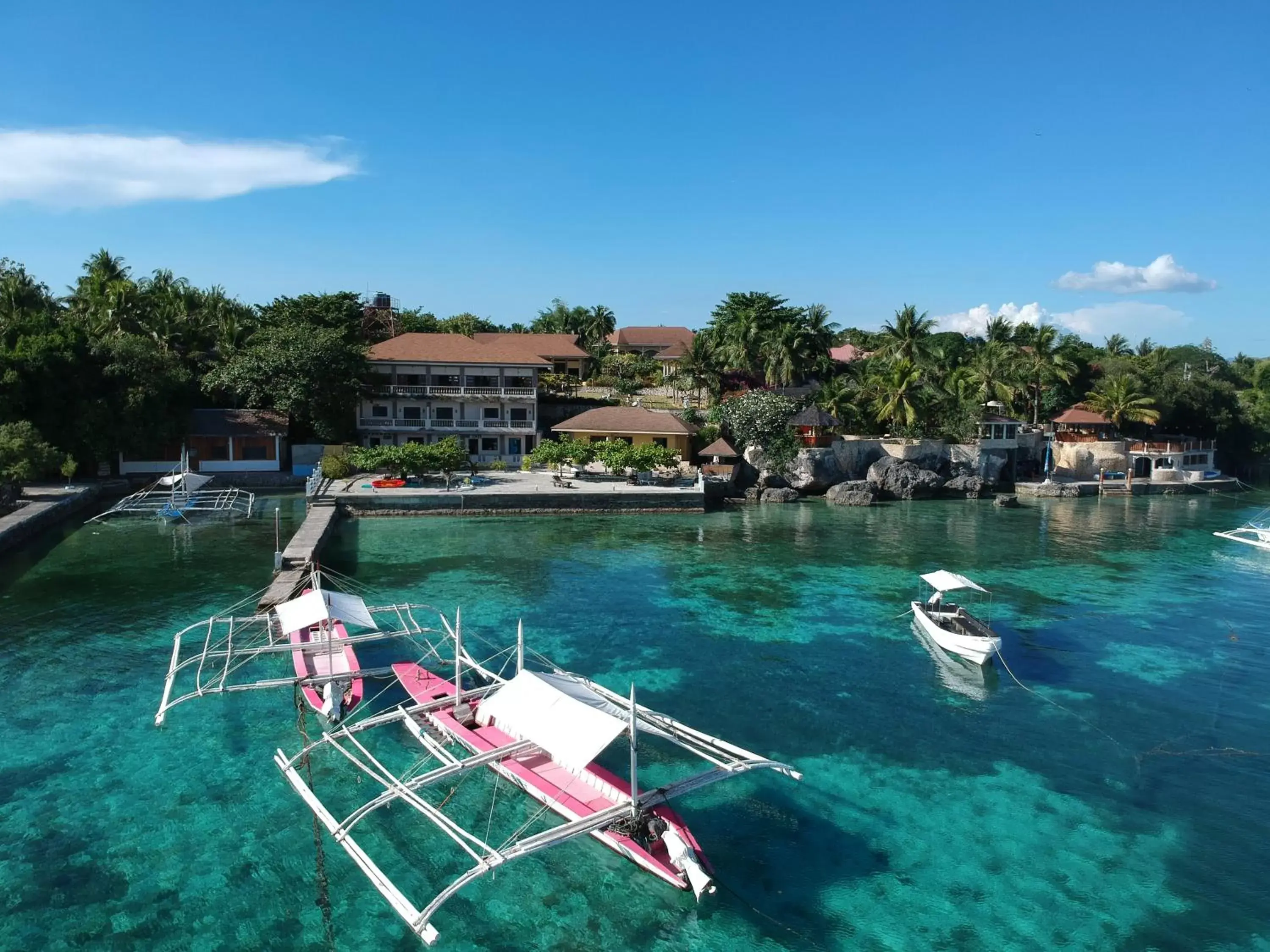 Bird's eye view in Turtle Bay Dive Resort