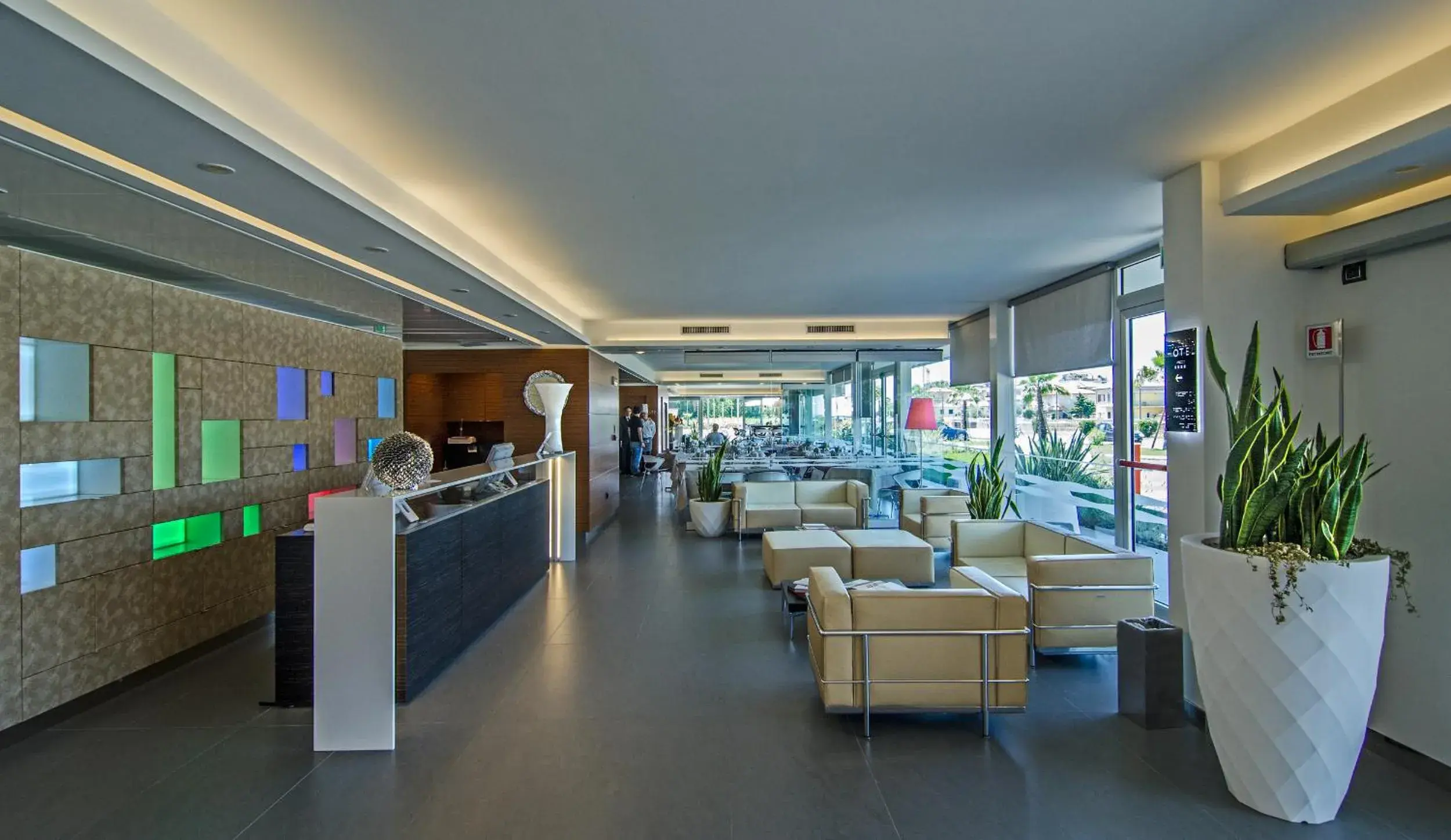 Lobby or reception in Hotel Viareggio