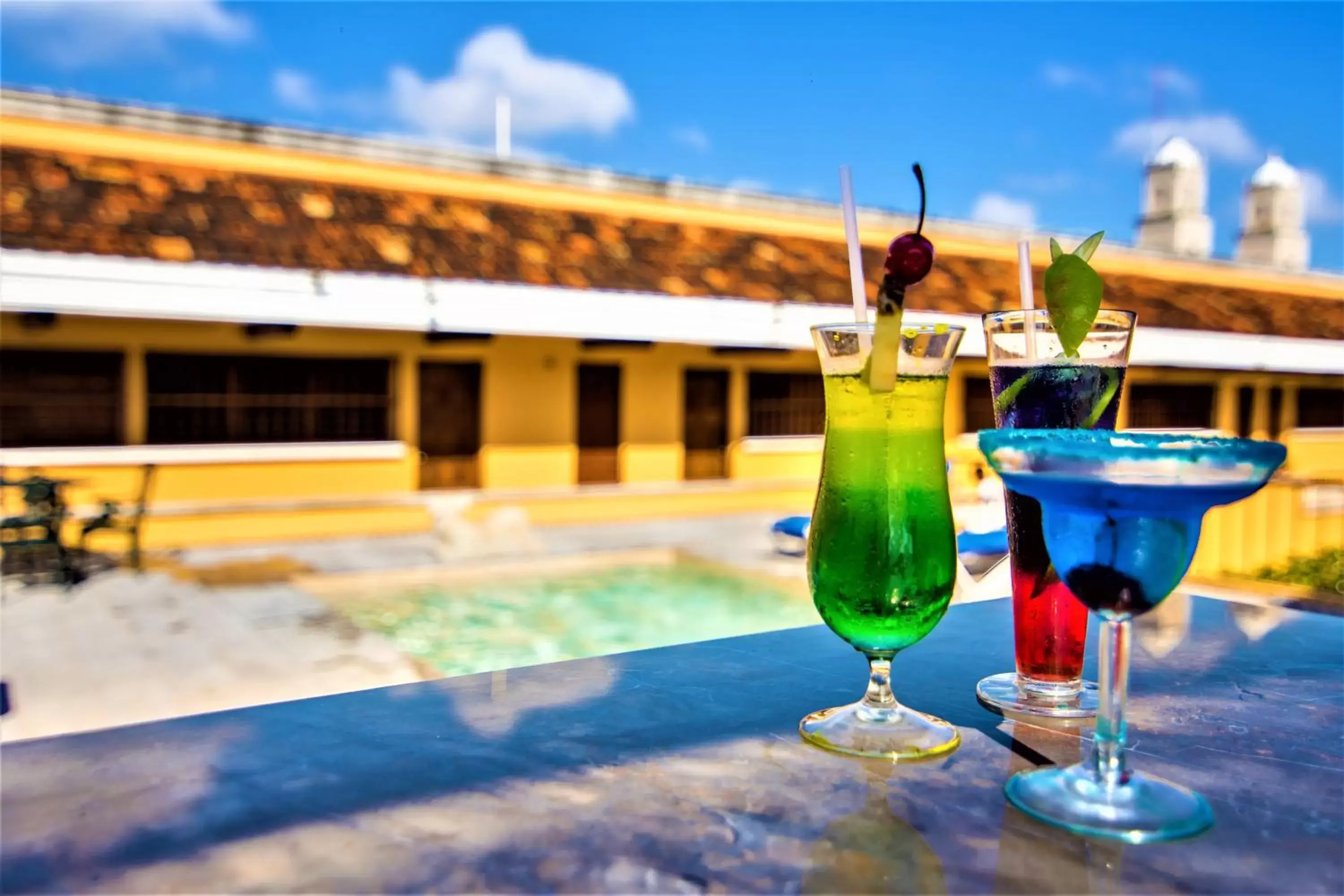 Pool view, Swimming Pool in Hotel Caribe Merida Yucatan