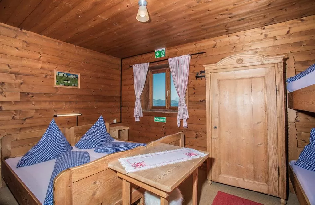 Hocheckhuette On Top of the Kitzbuehel Hahnenkamm Mountain