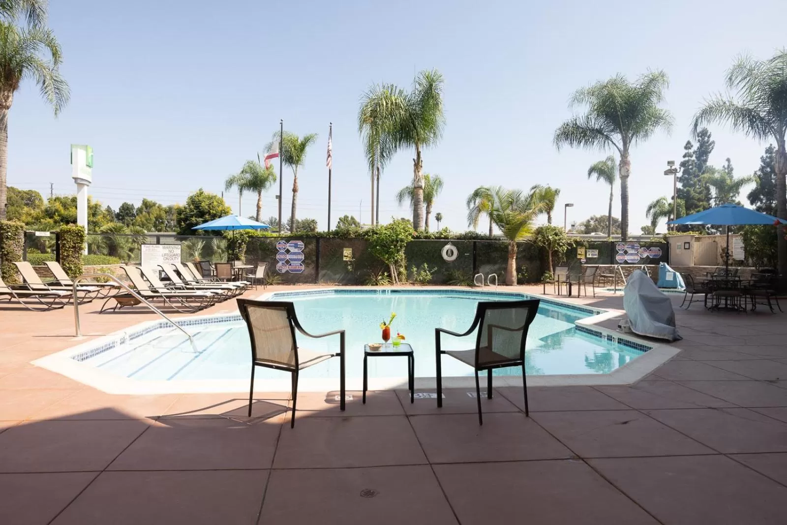Pool view in Holiday Inn Santa Ana-Orange County Airport by IHG