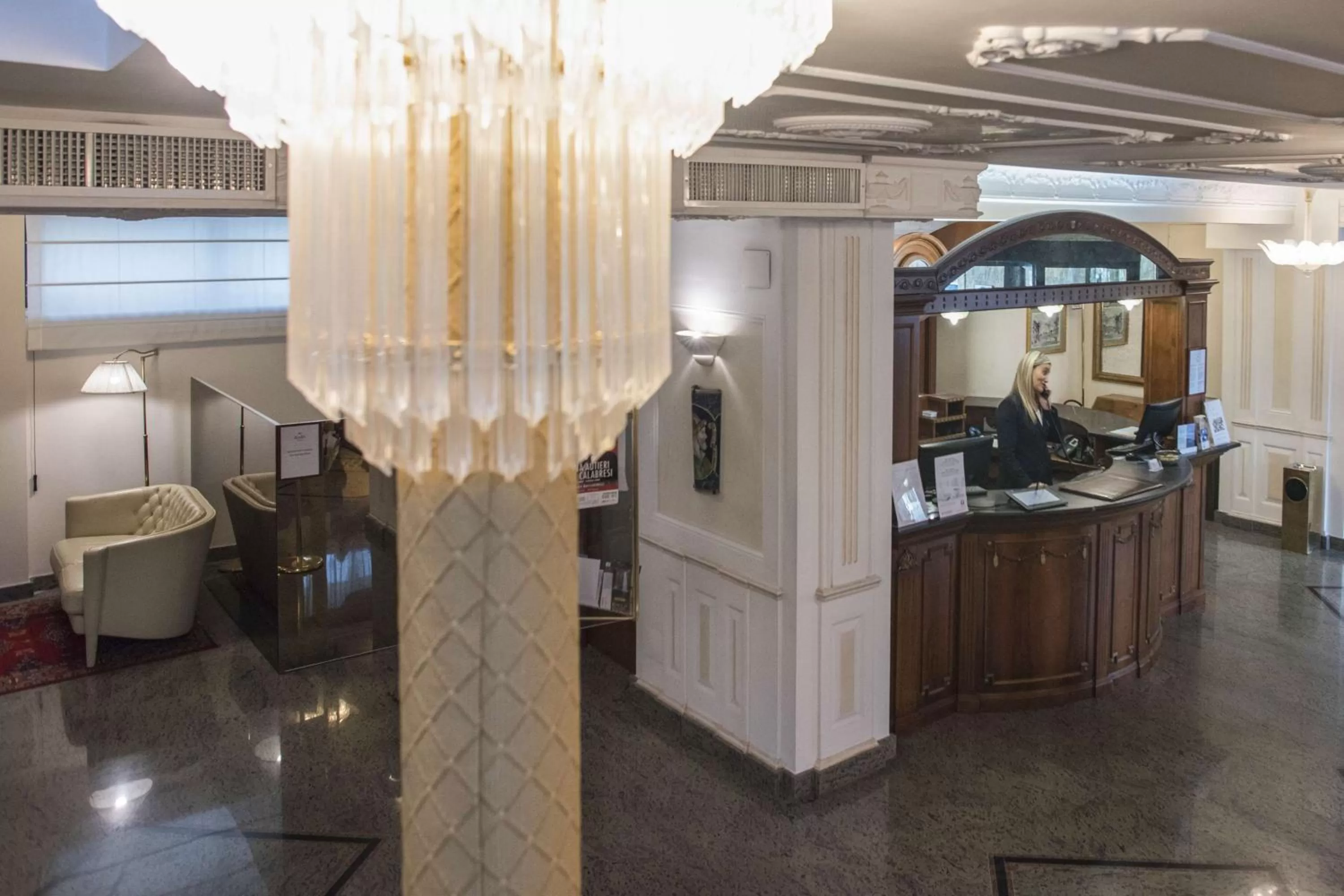 Lobby or reception in Hotel Plaza