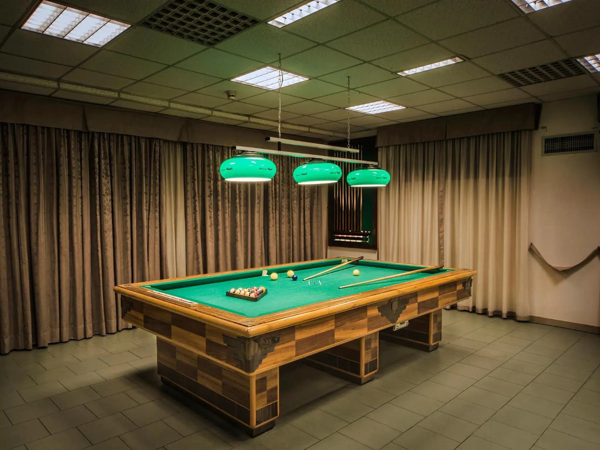 Billiard, Billiards in Hotel Valdarno