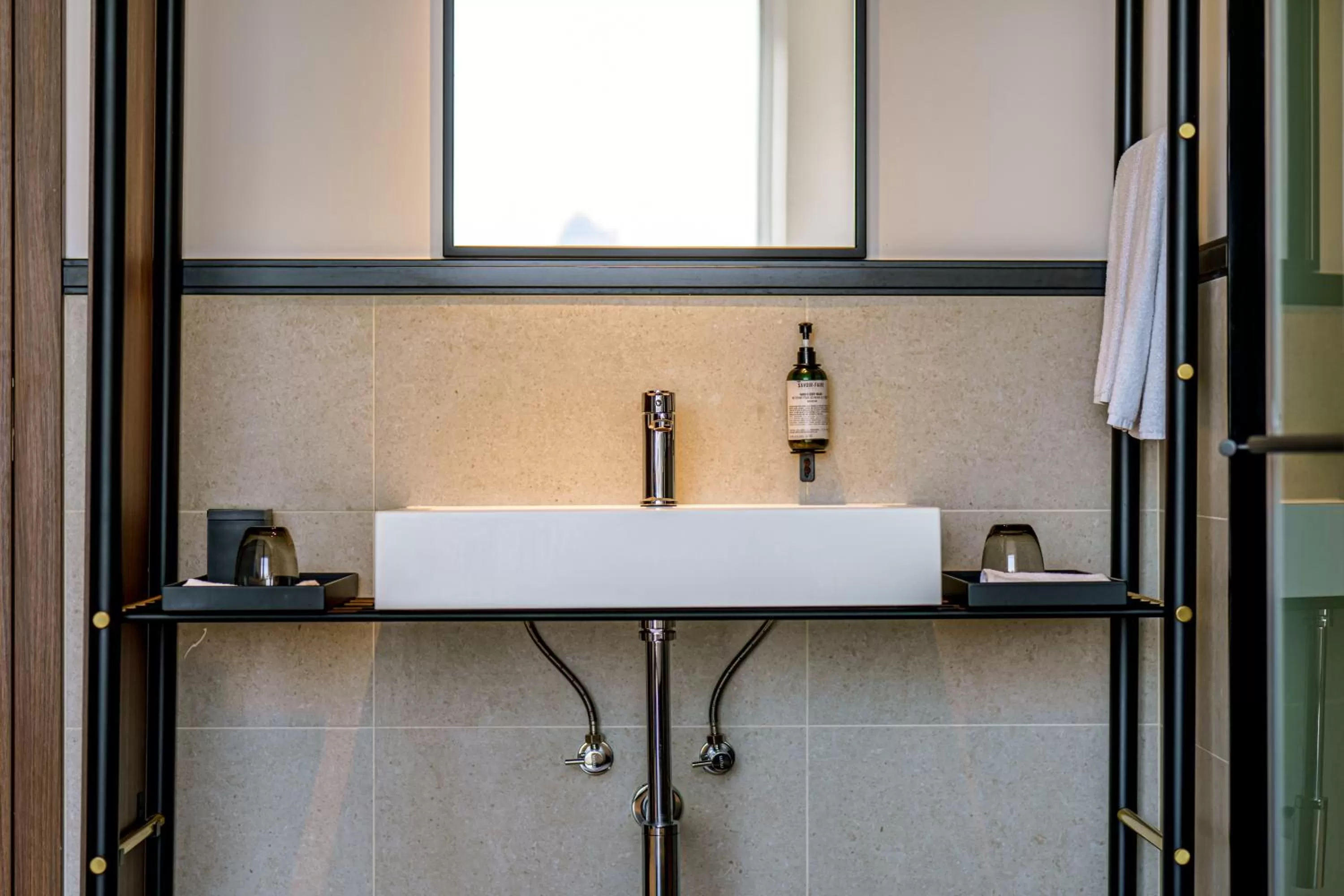 Decorative detail in FORM Hotel Al Jaddaf, Dubai, a Member of Design Hotels