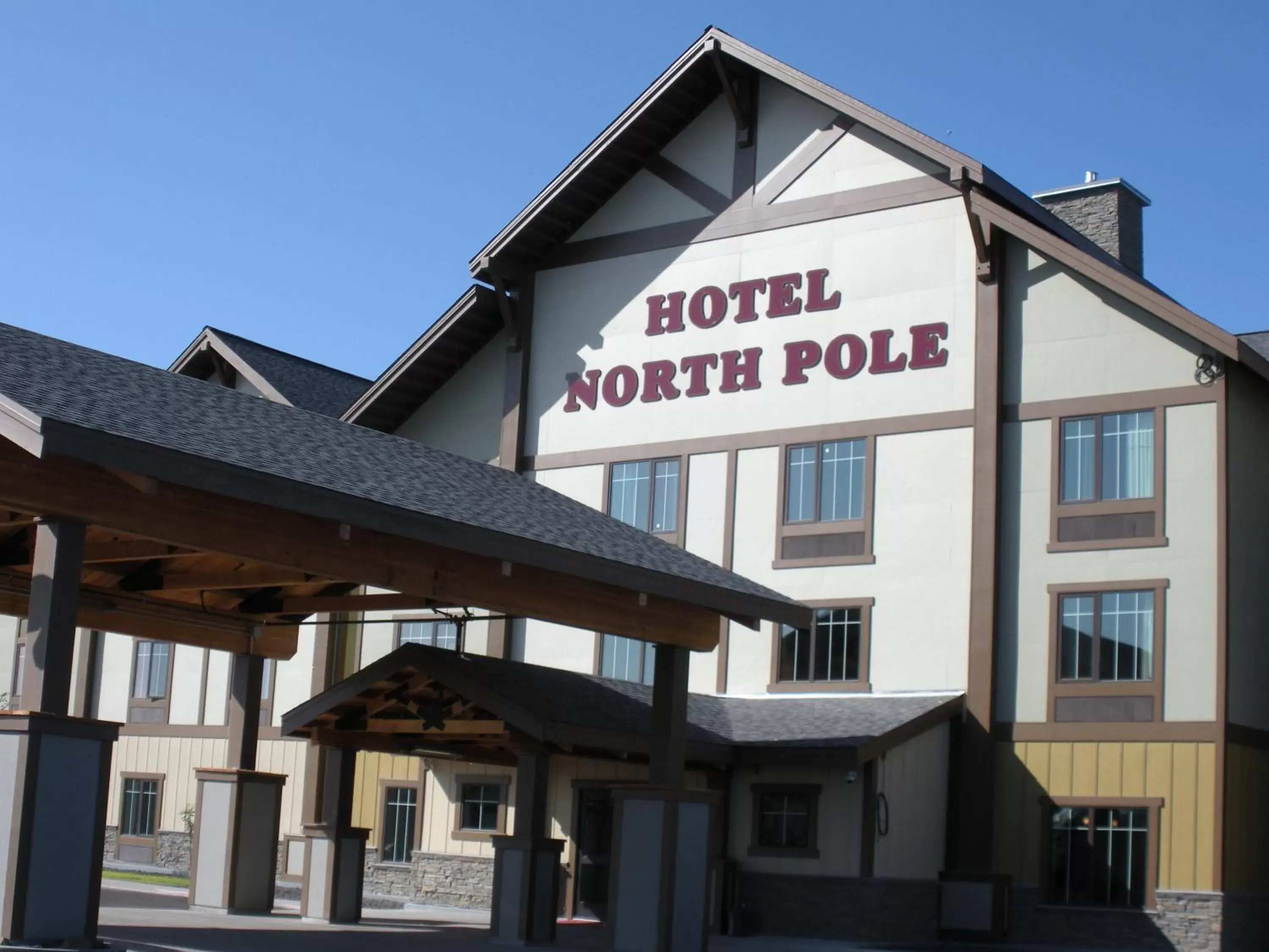 Facade/entrance in Hotel North Pole