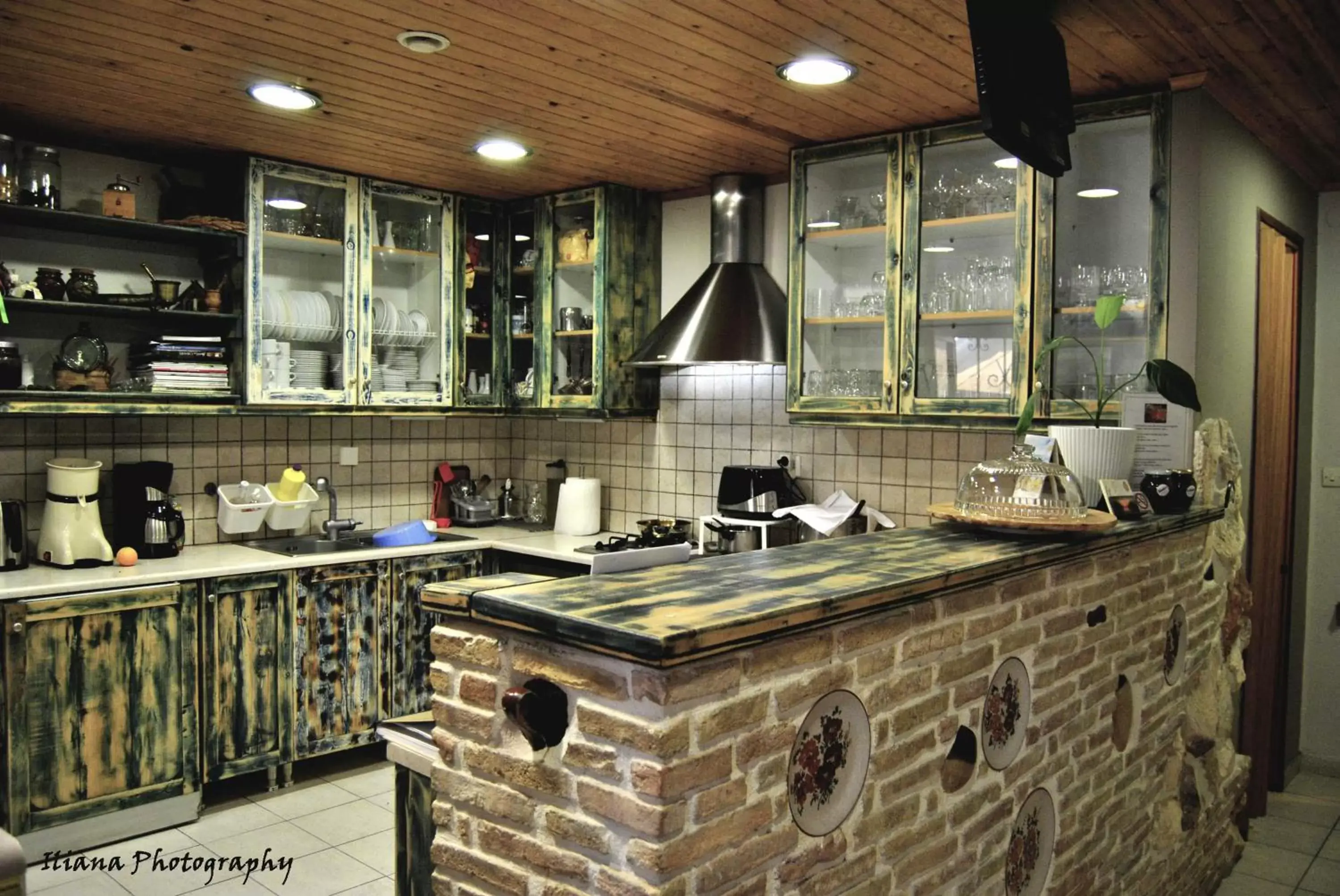 People, Kitchen/Kitchenette in Filoxenia Studios