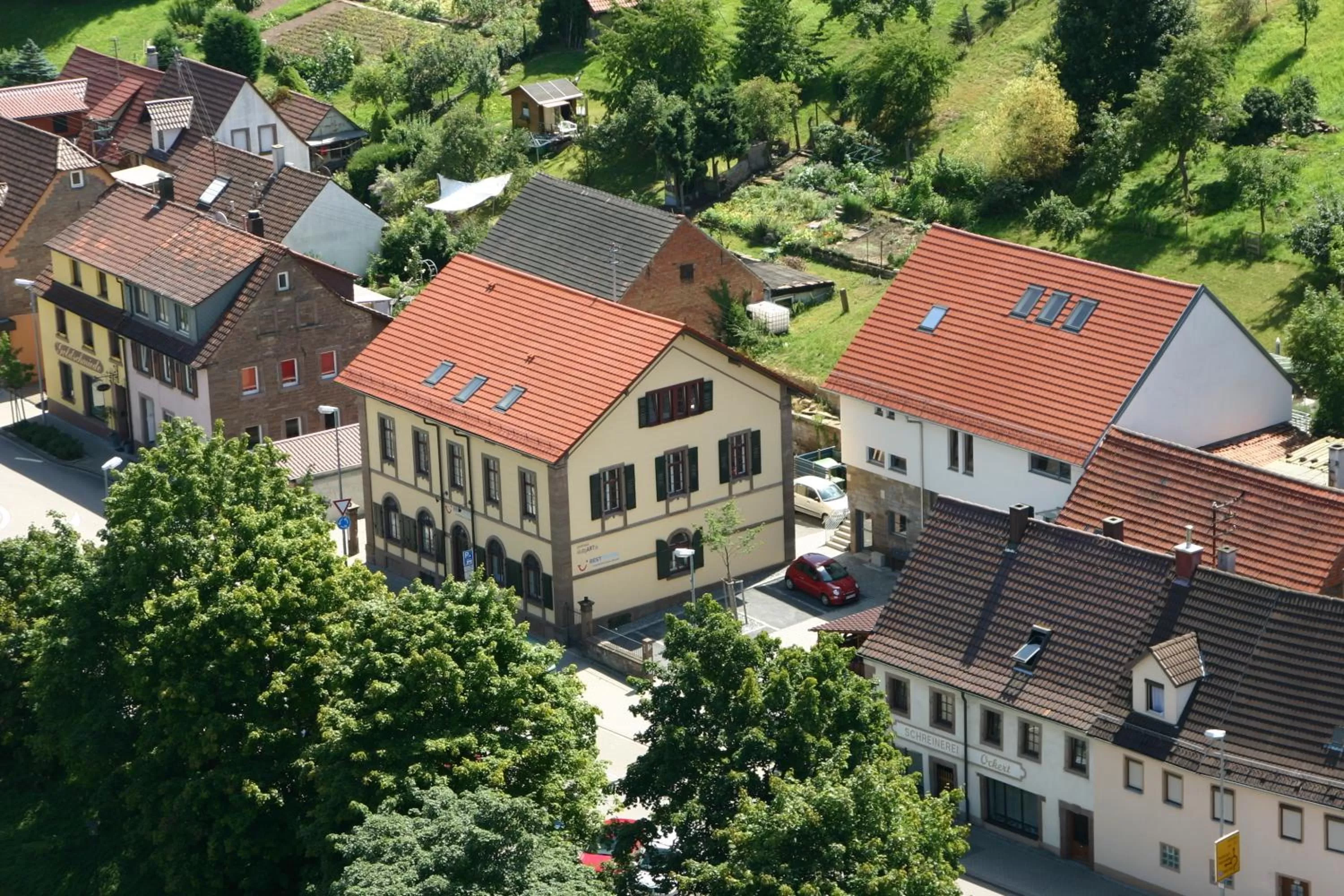 Bird's eye view in Gästehaus stuttgART36