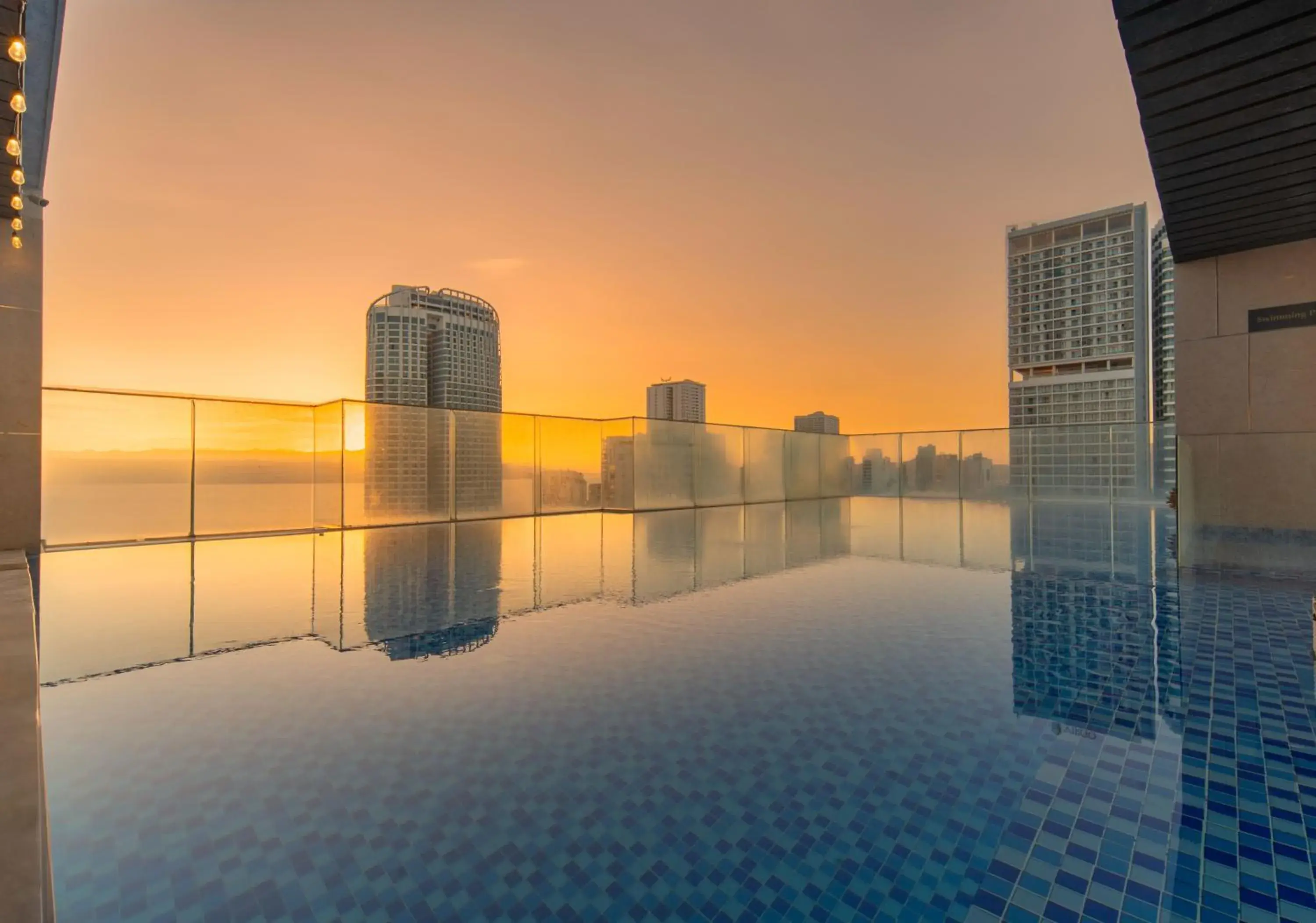 Pool view, Sunrise/Sunset in Le More Hotel