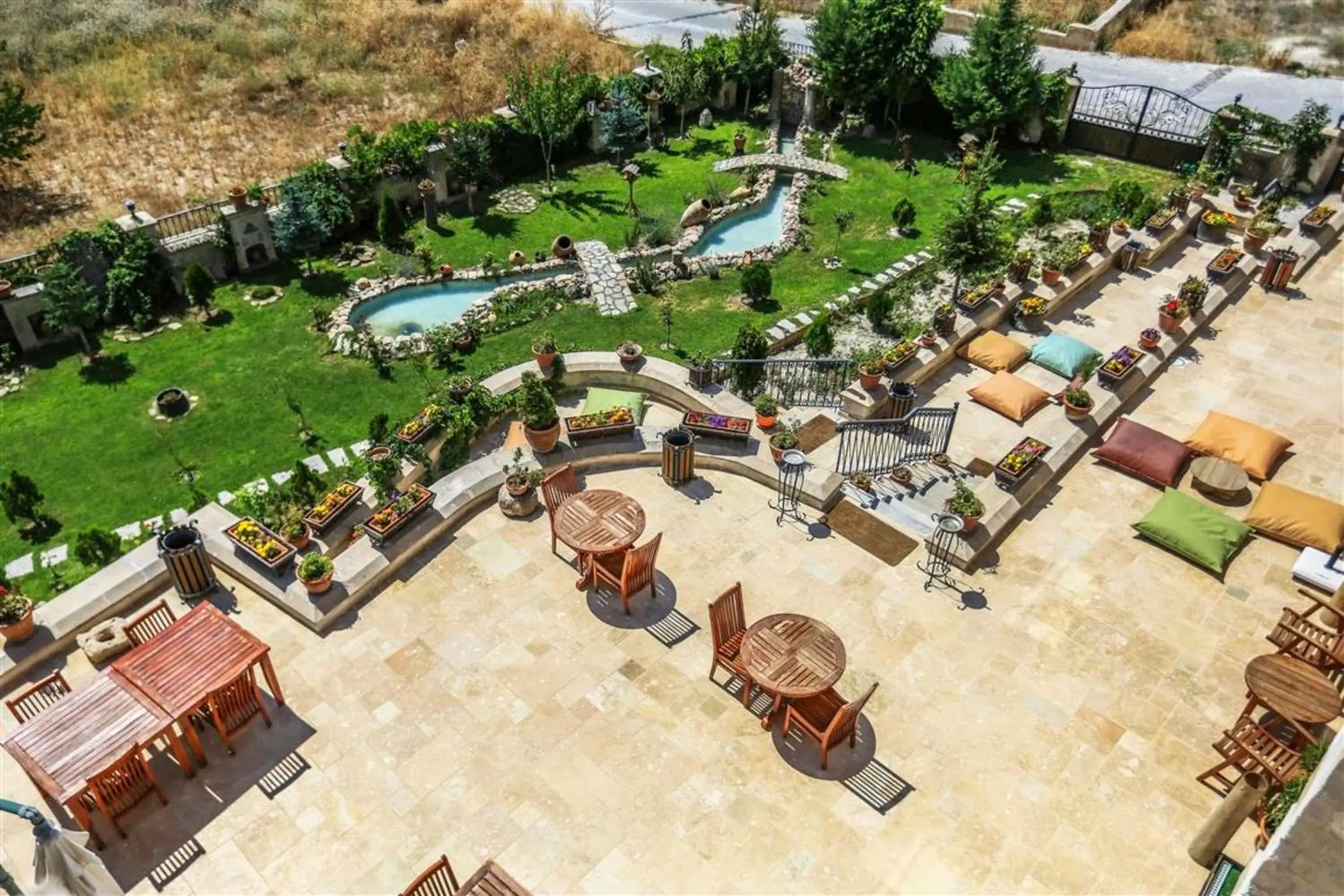 Bird's eye view, Bird's-eye View in Goreme Inn Hotel