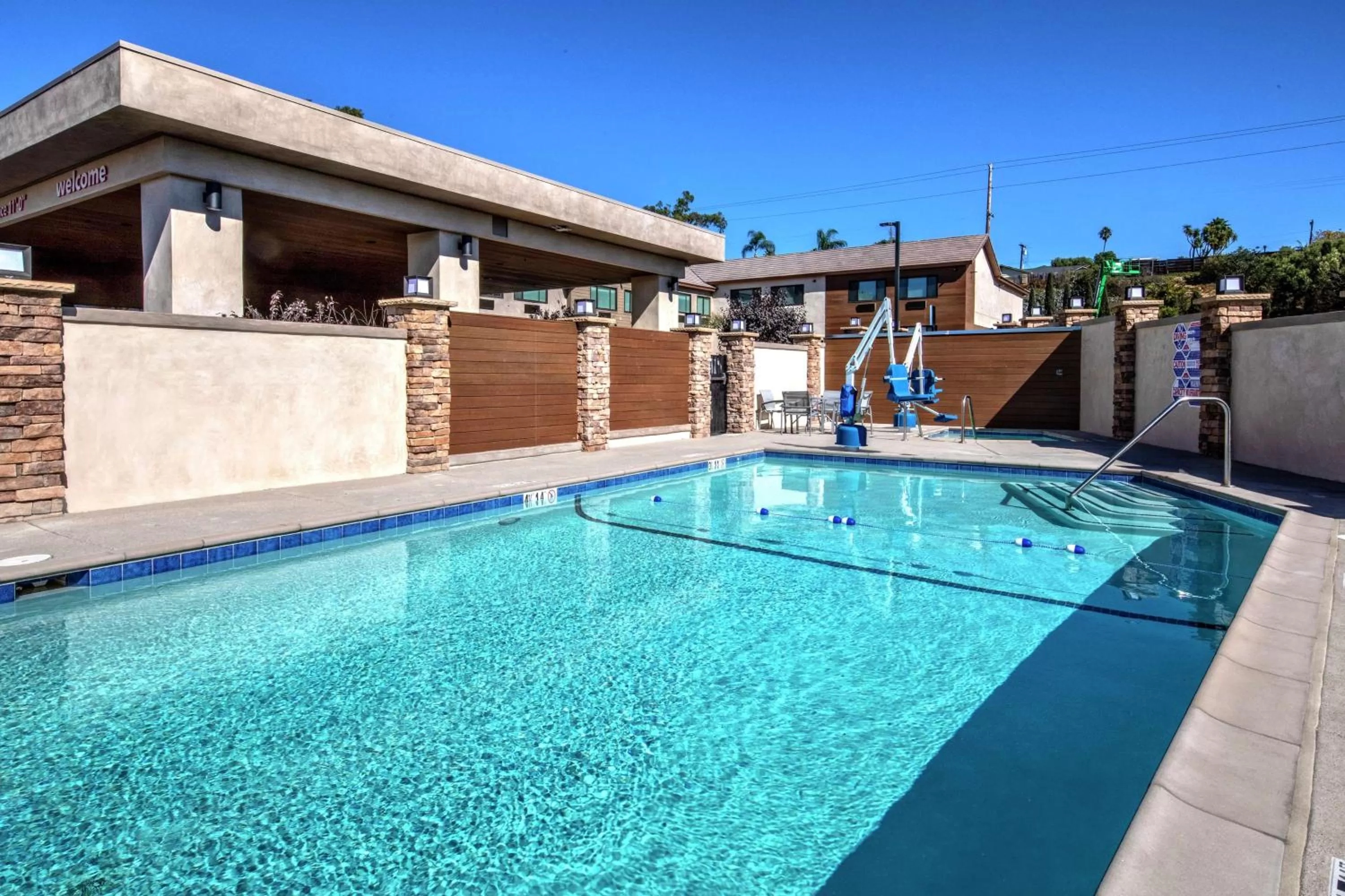 Pool view in Hampton by Hilton Encinitas-Cardiff Encinitas, CA