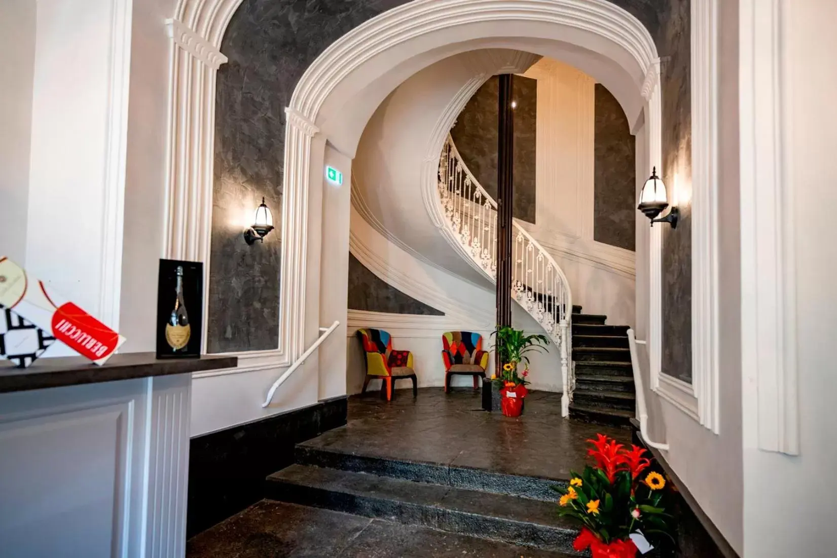 Lobby or reception in Villa Elisio Hotel & Spa