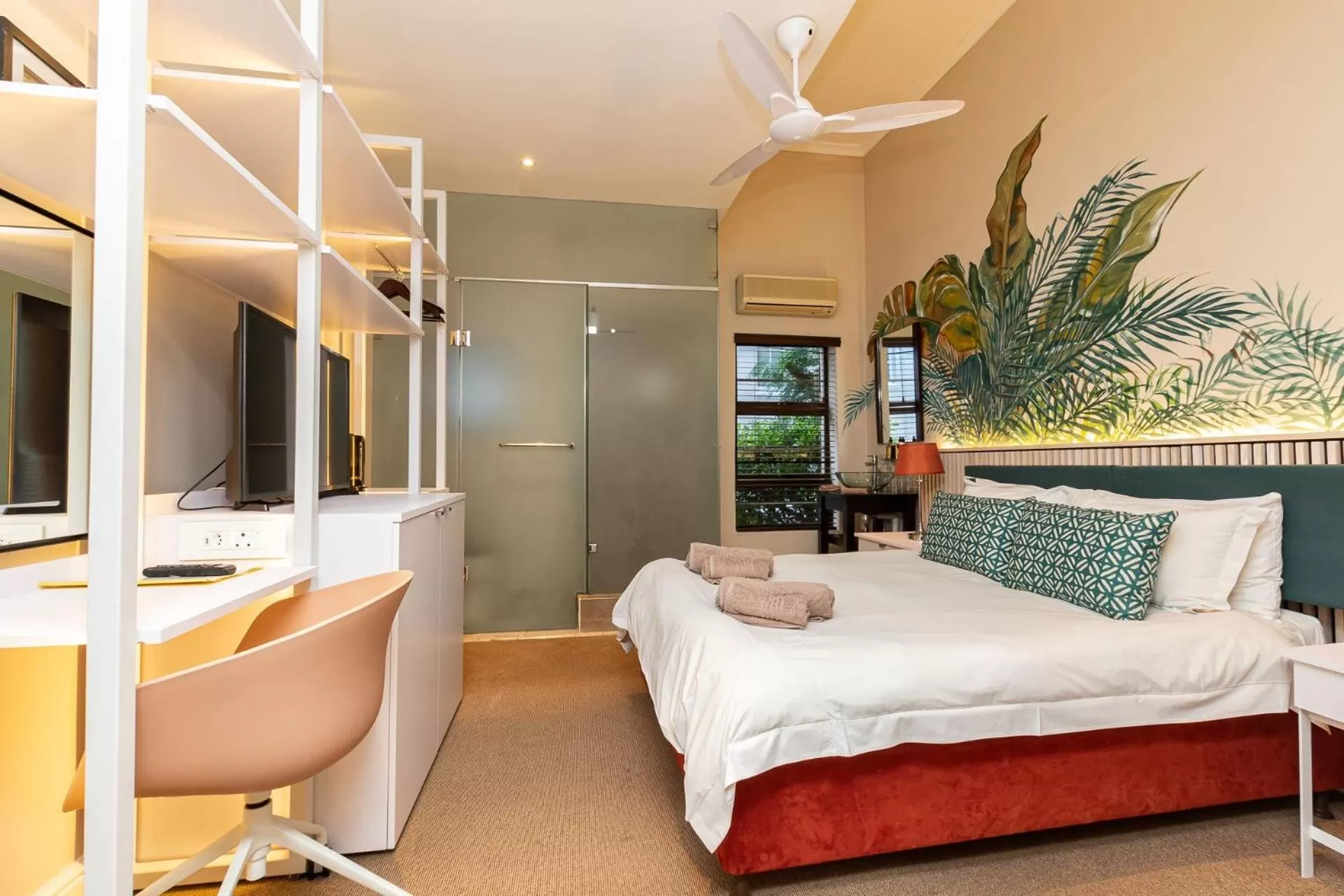 Bed in Mountview Guest House