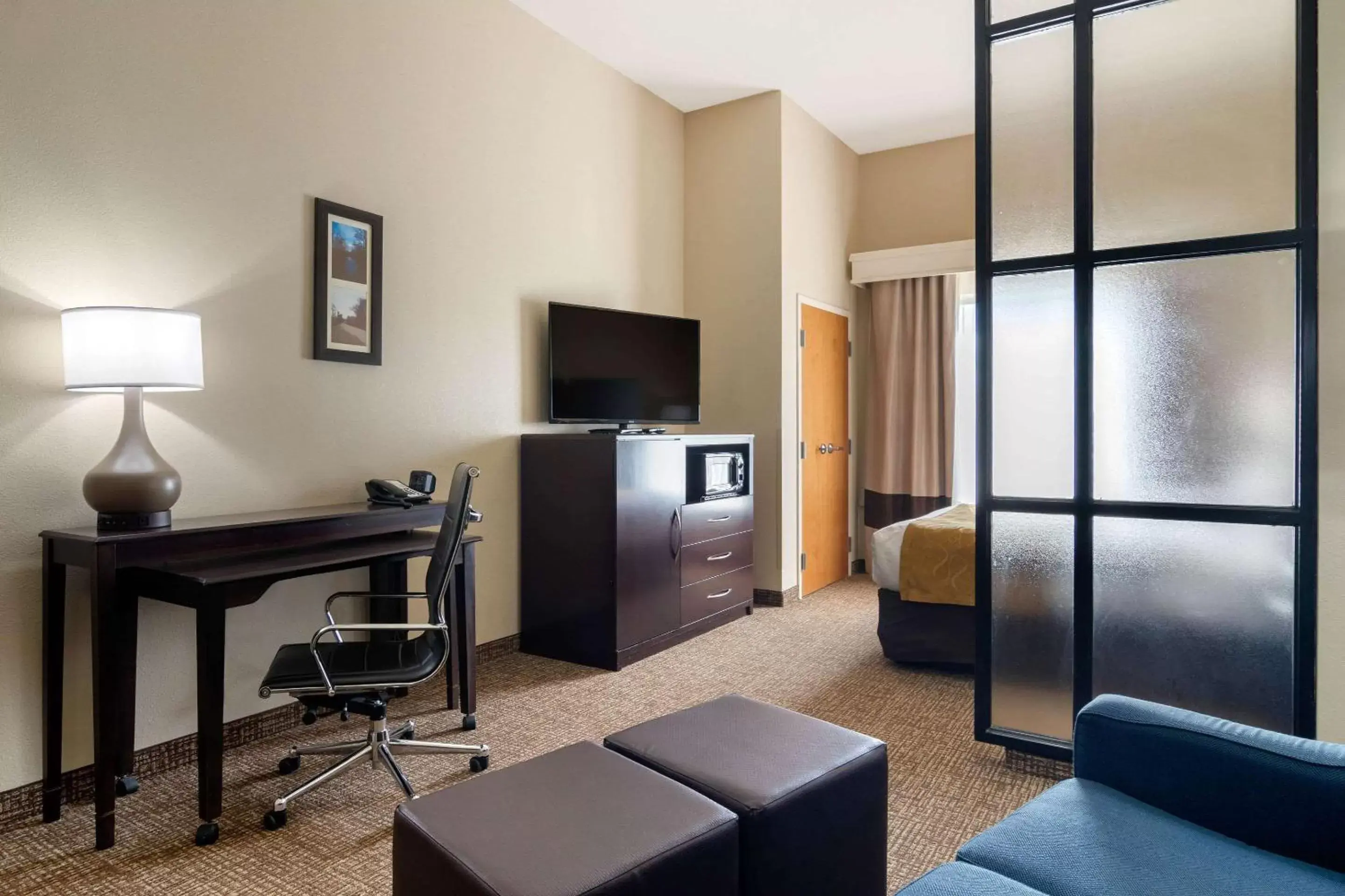 Photo of the whole room, TV/Entertainment Center in Comfort Suites Byron Warner Robins