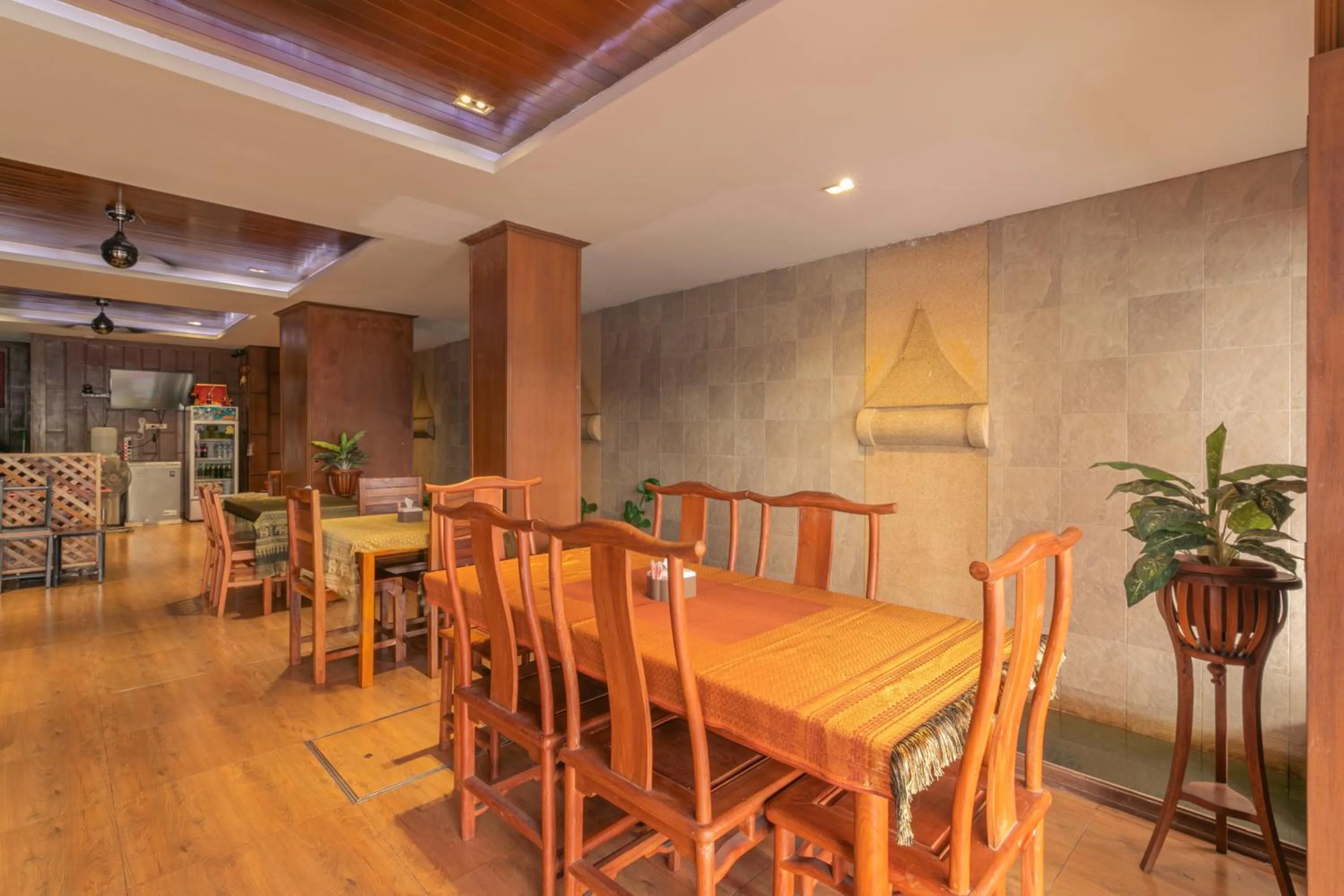 Dining area in Lotus Hotel Patong