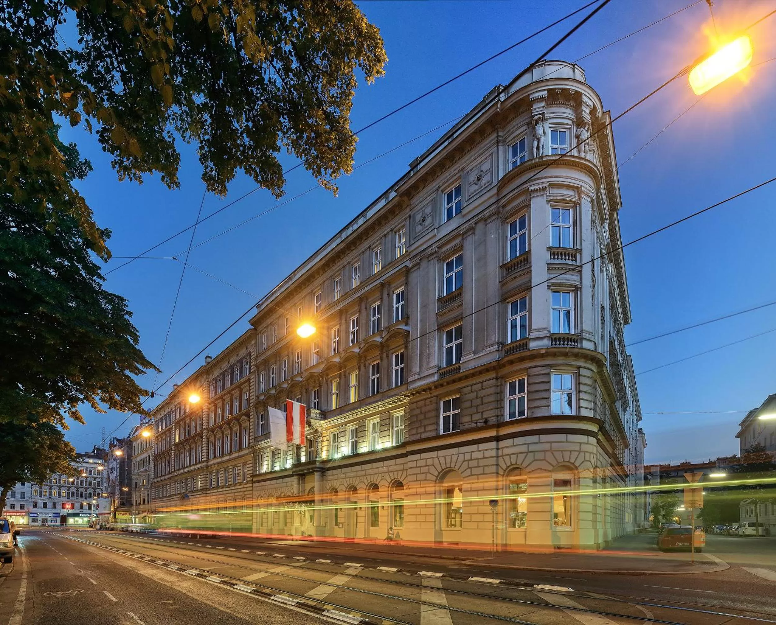 Property building in Hotel Bellevue Wien