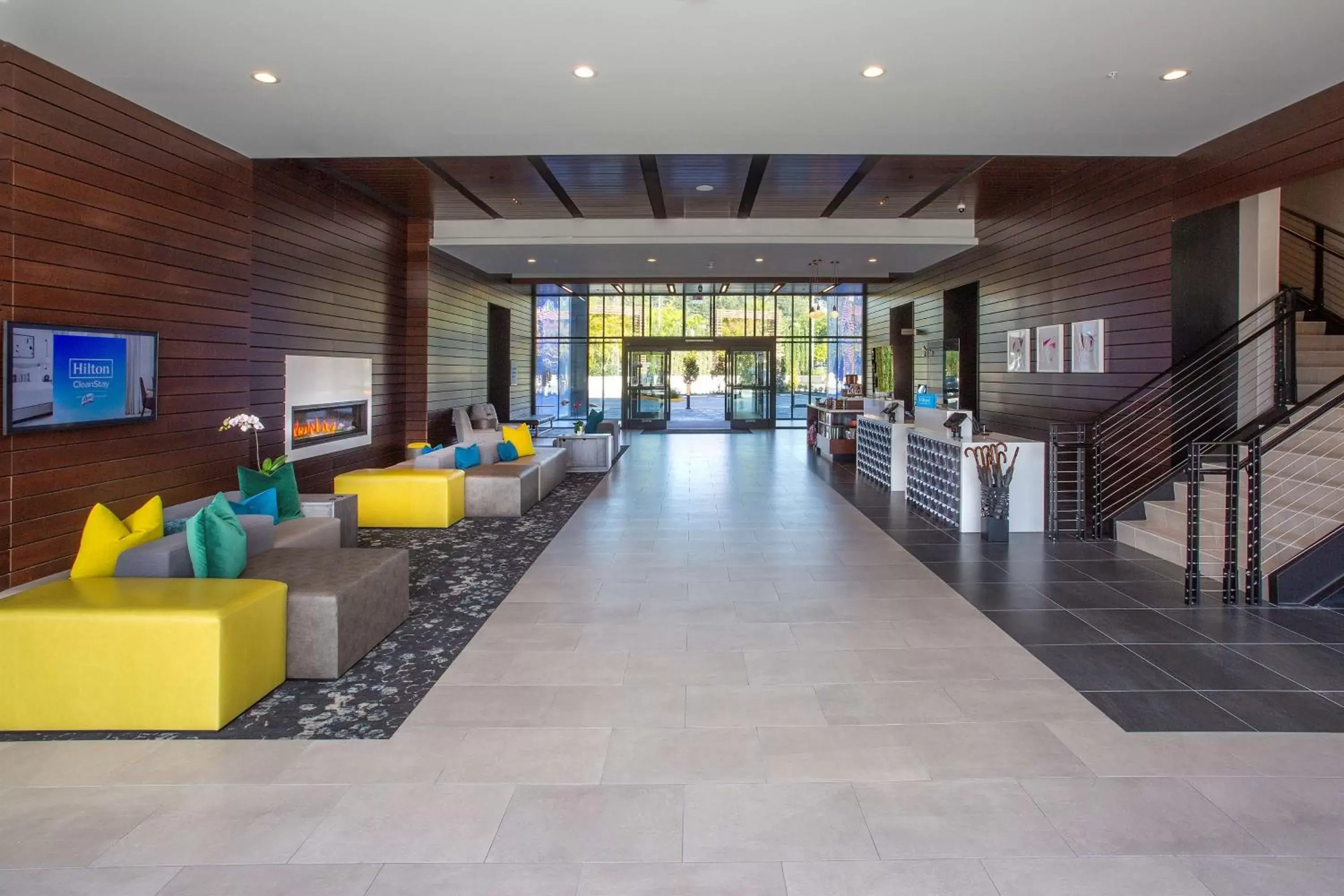 Lobby or reception in Hilton Garden Inn Redmond Town Center, Wa
