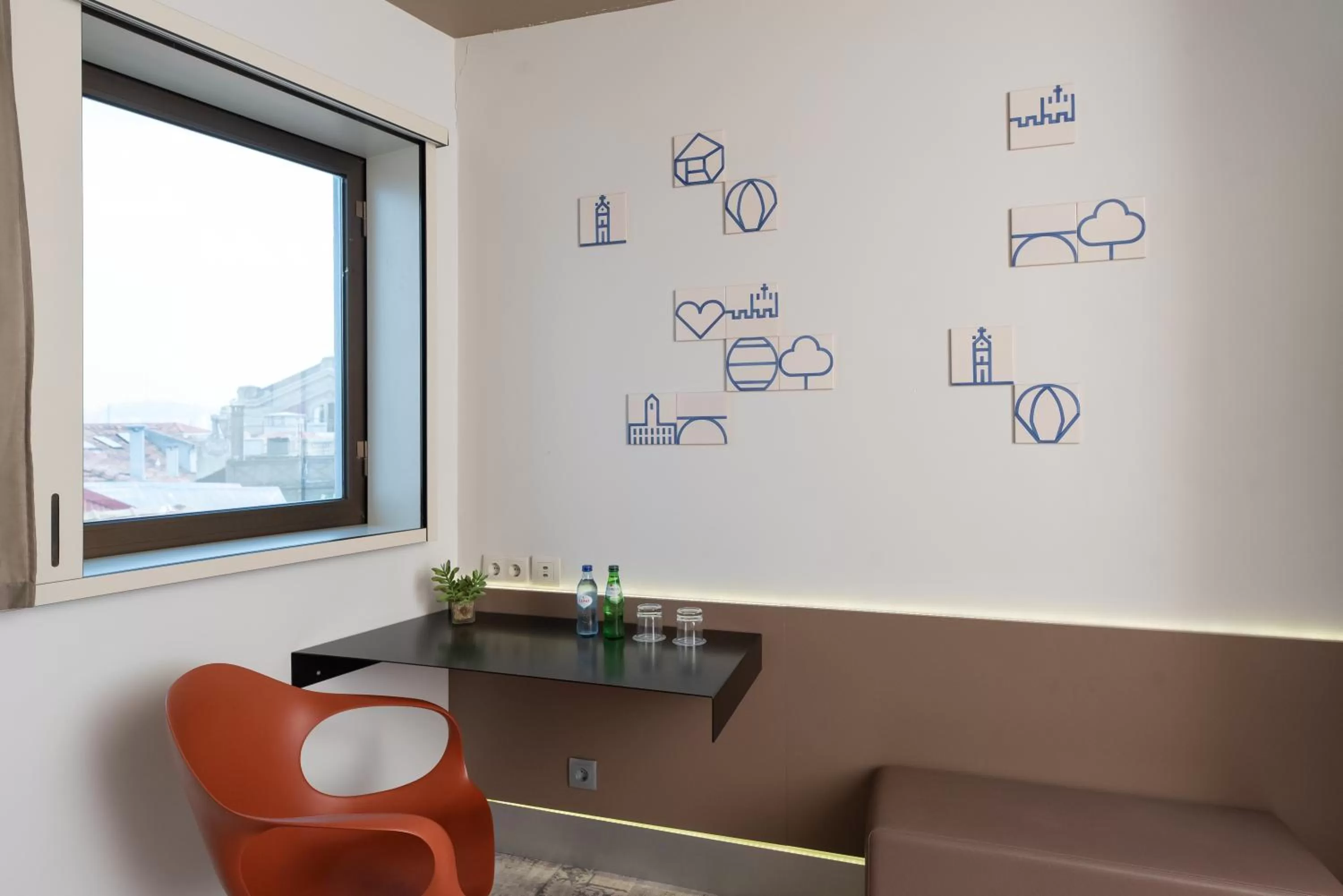 Seating area in Mercure Porto Centro Santa Catarina