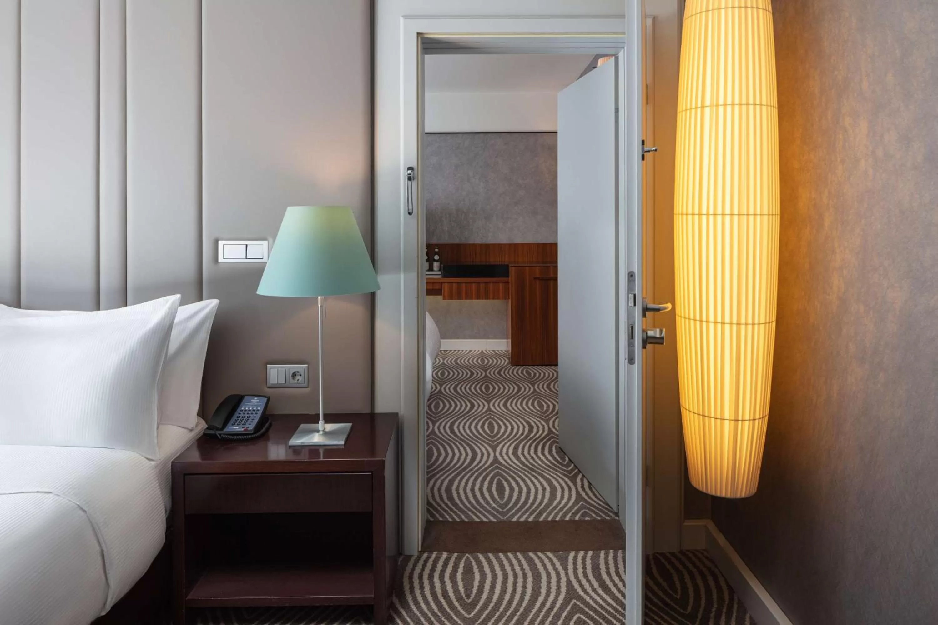 Bed in Hilton Berlin