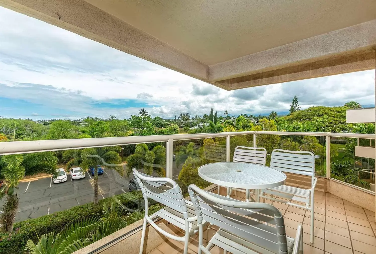 Patio in Aston at the Maui Banyan