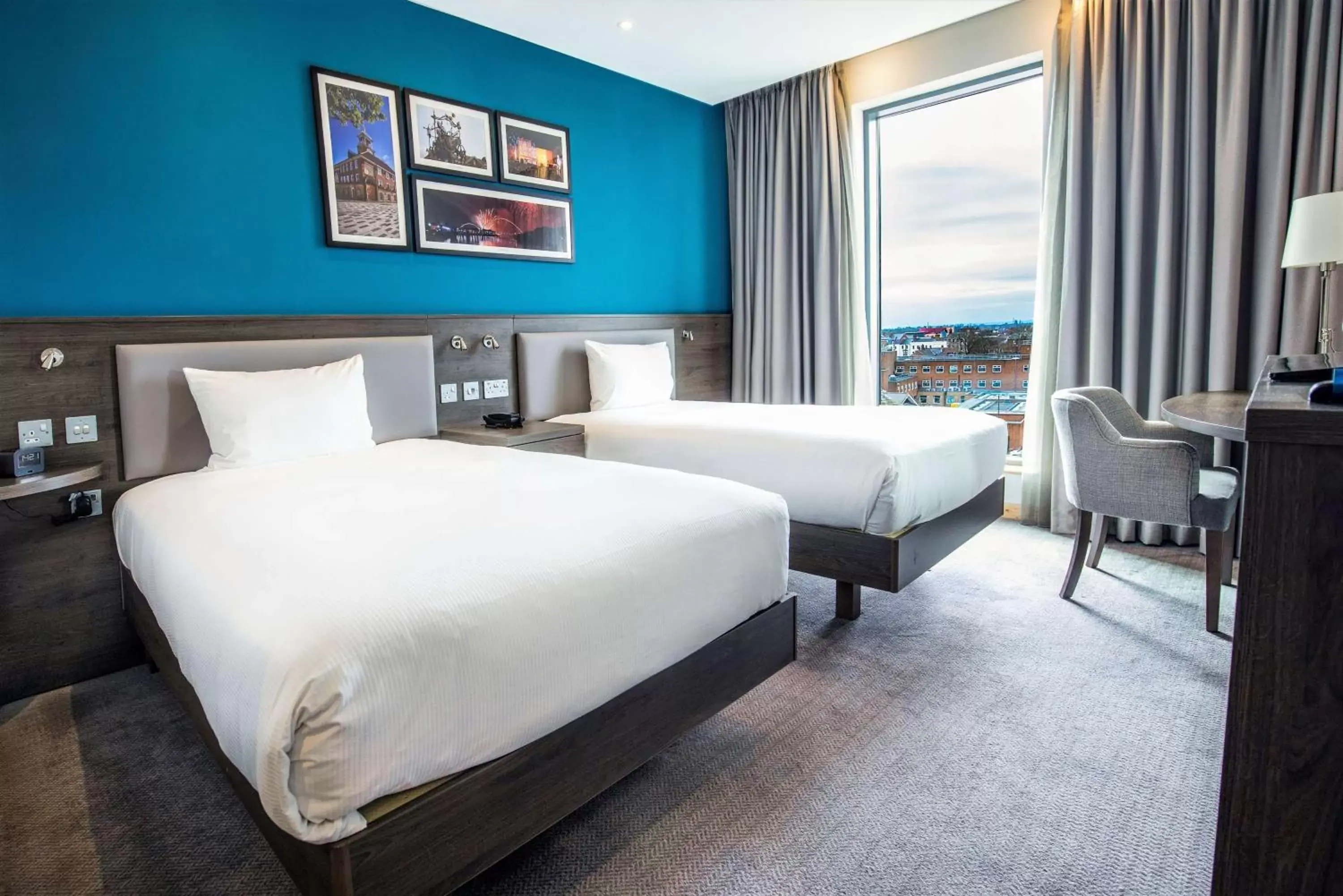 Bedroom, Bed in Hampton By Hilton Stockton On Tees