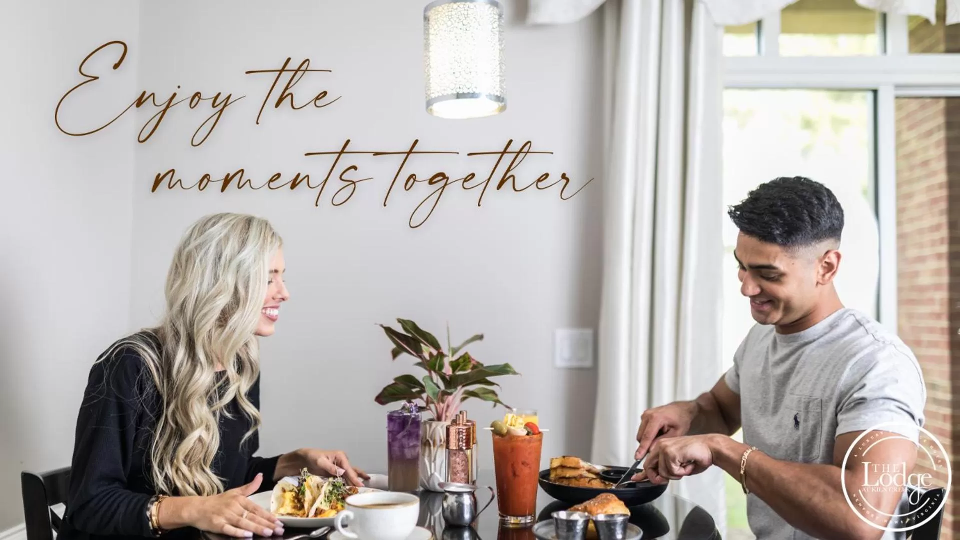 People in The Lodge at Kiln Creek Resort