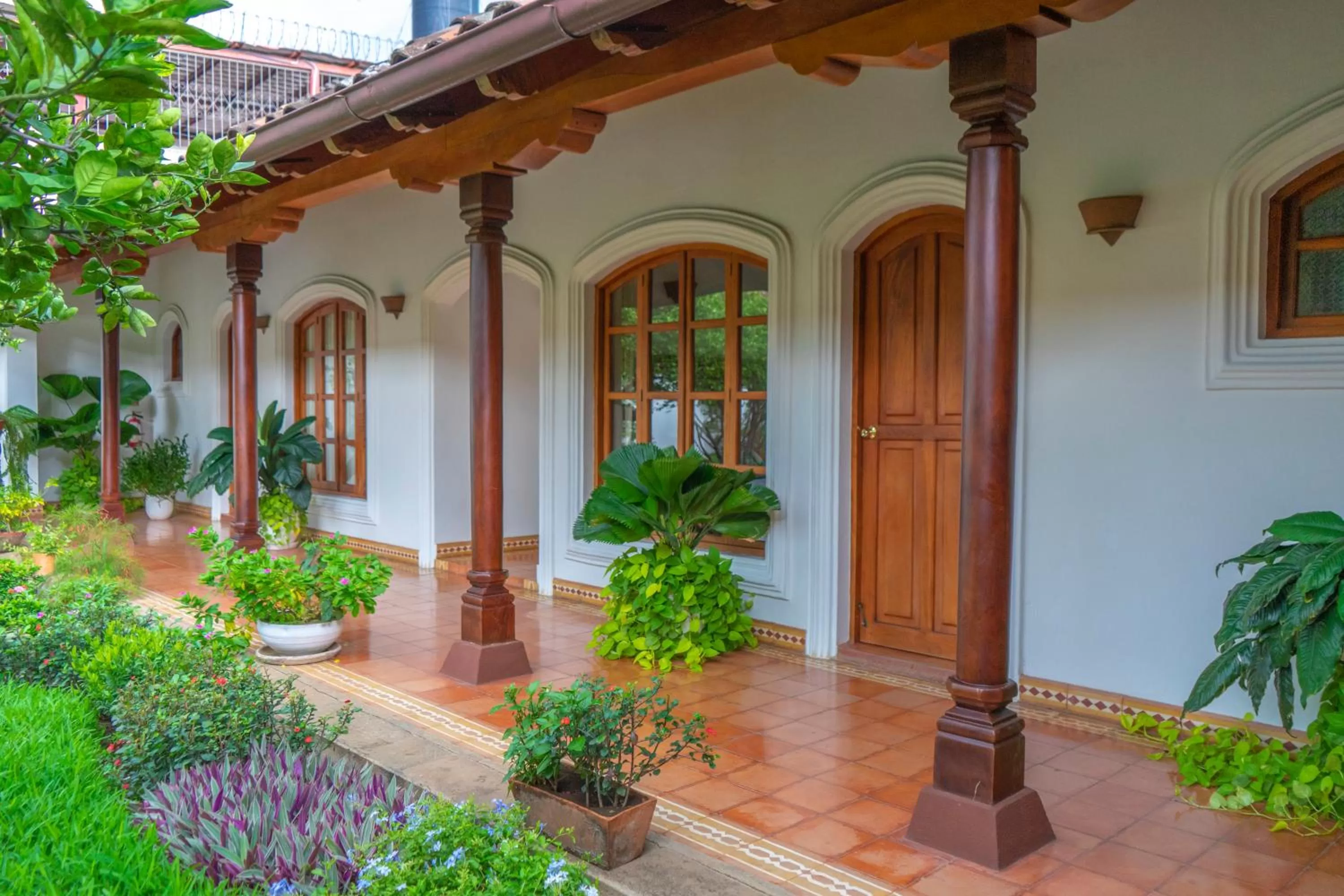 Patio in Hotel Boutique Adela