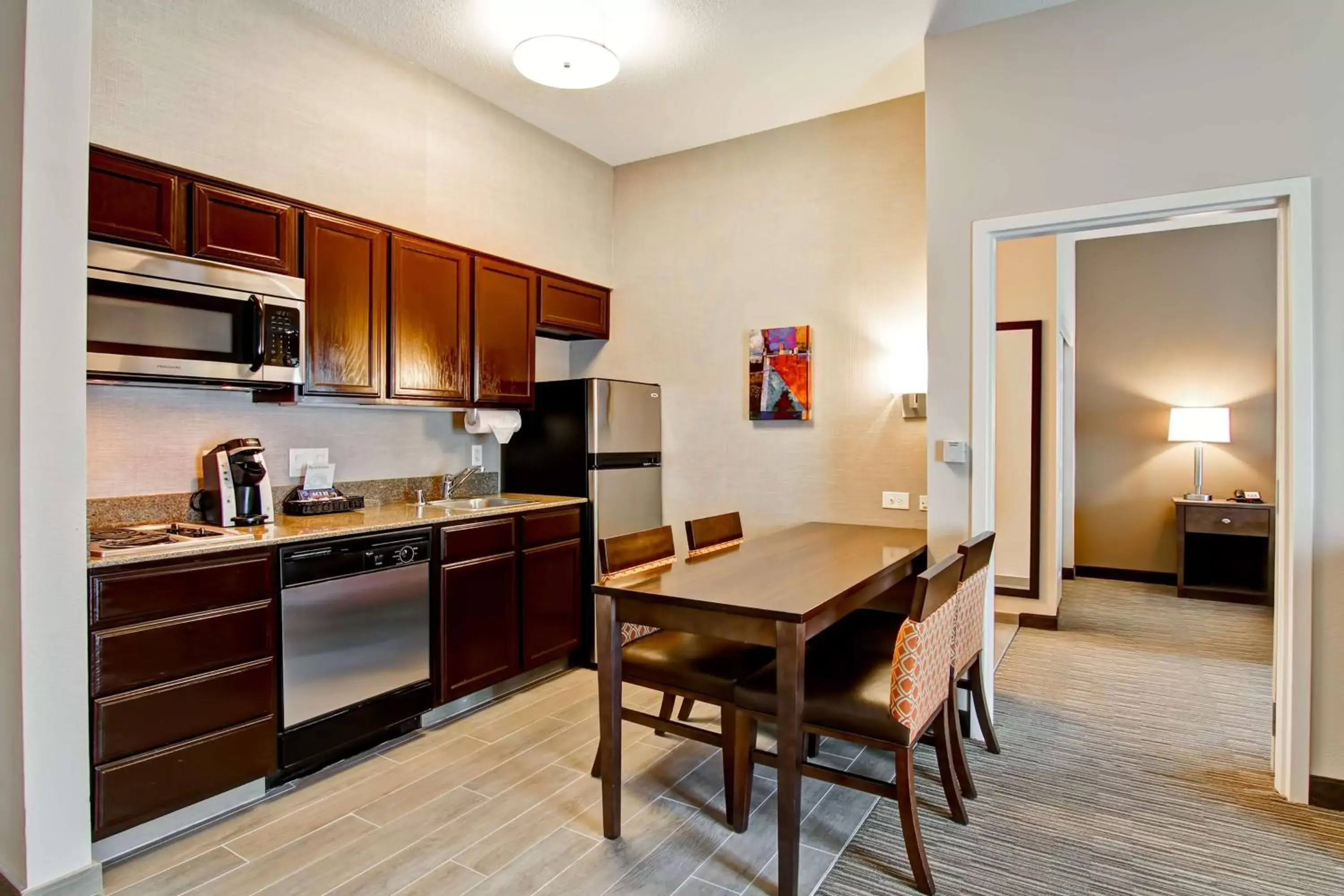 Kitchen or kitchenette, Kitchen/Kitchenette in Homewood Suites Houston Kingwood Parc Airport Area