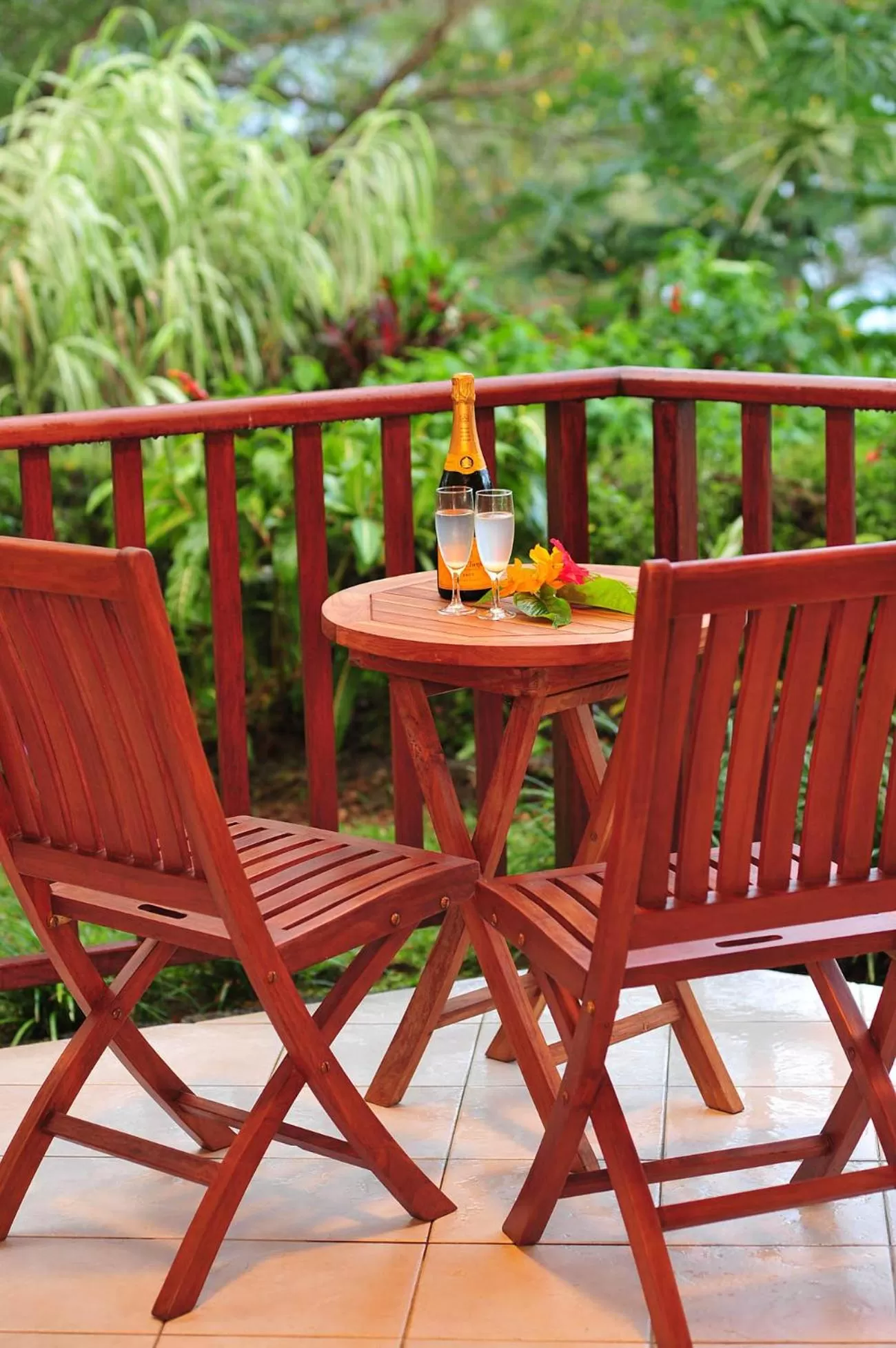 Balcony/Terrace in Poppy's on the Lagoon