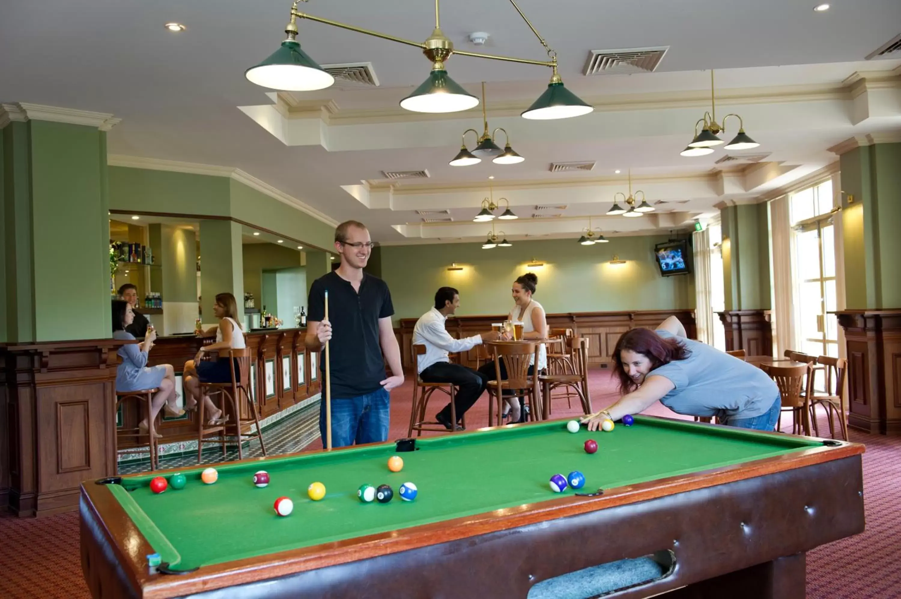 Lounge or bar, Billiards in Abbey Beach Resort
