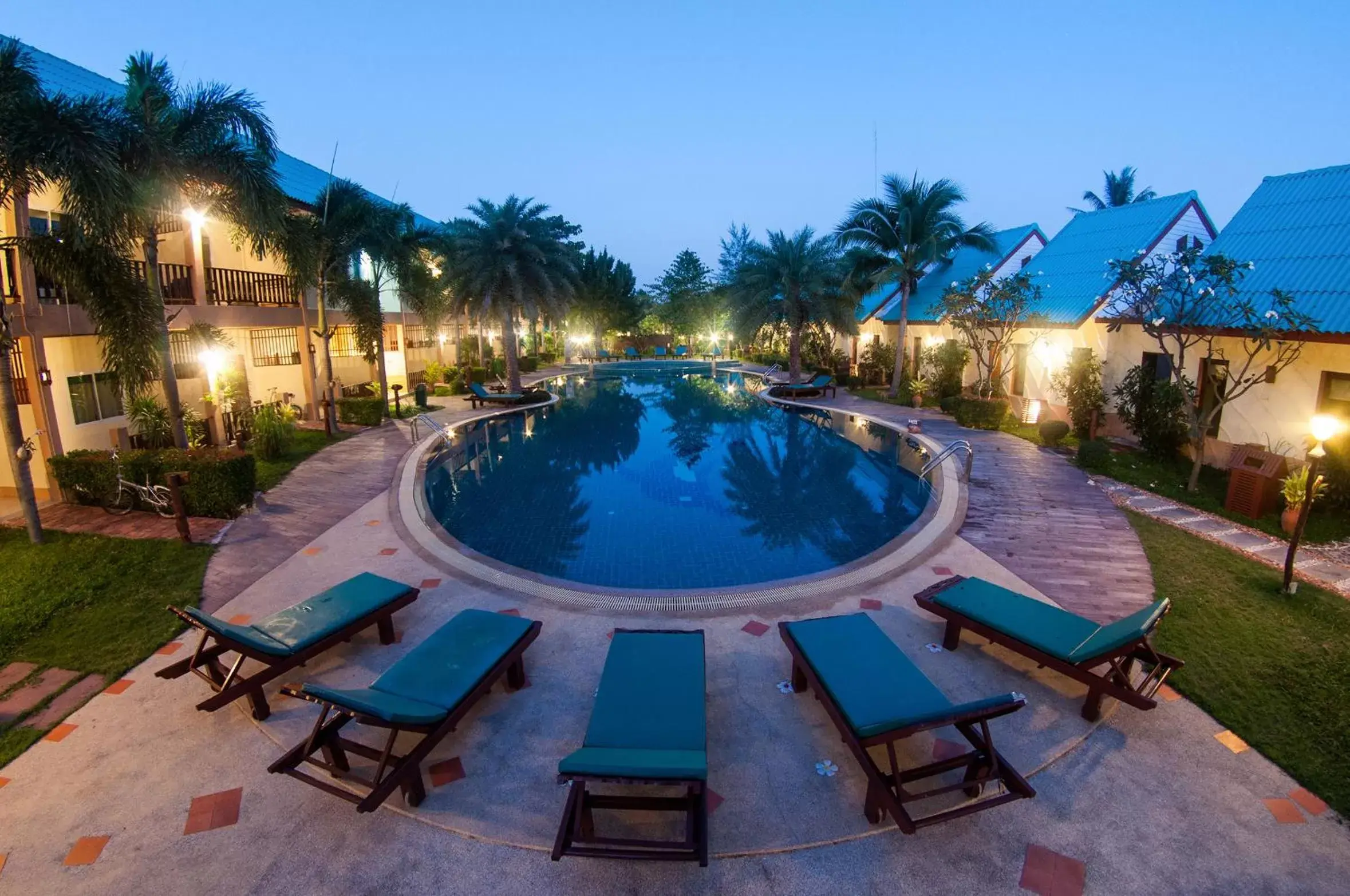 Swimming Pool in The Green Beach Resort