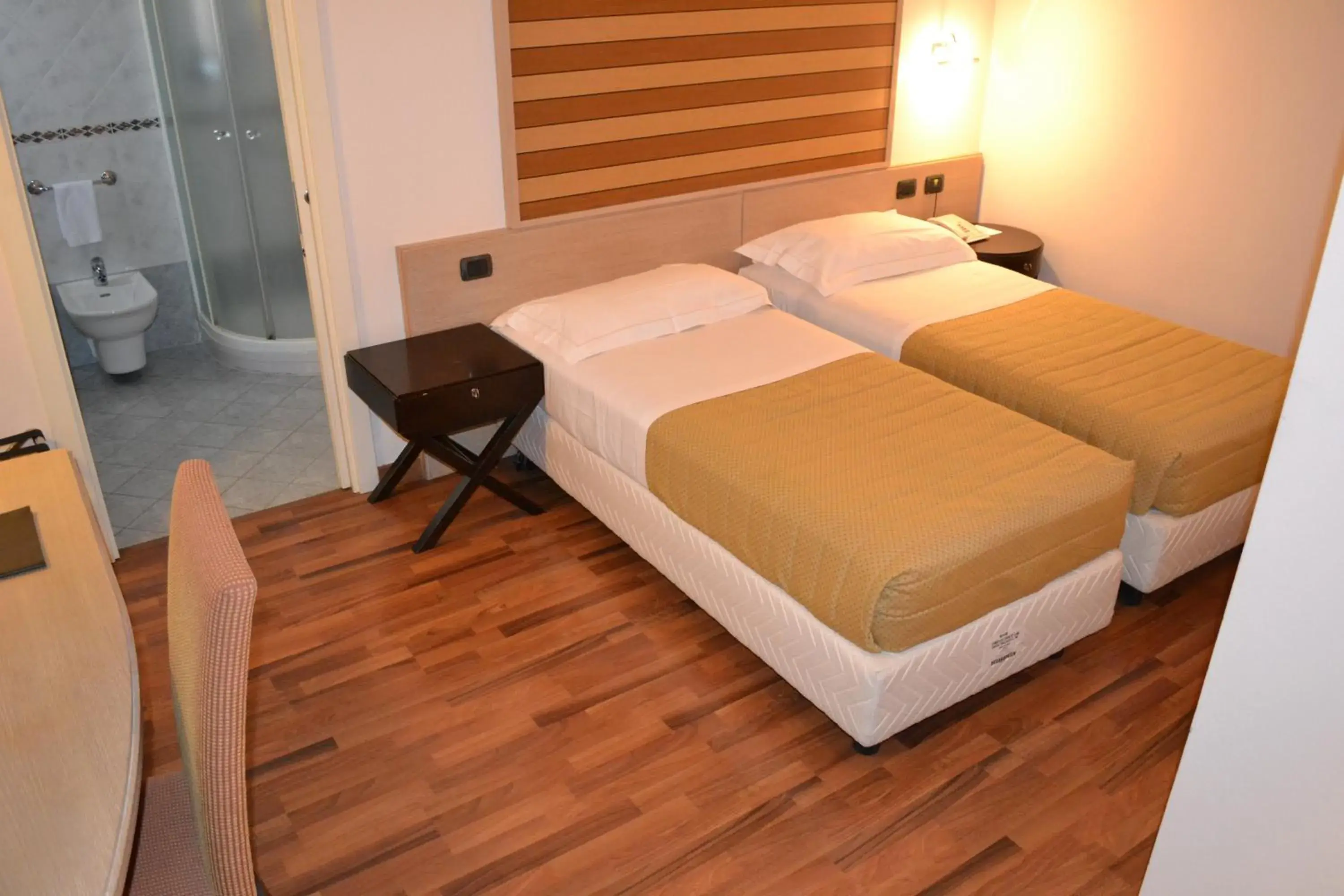 Bed in Tricolore Hotel