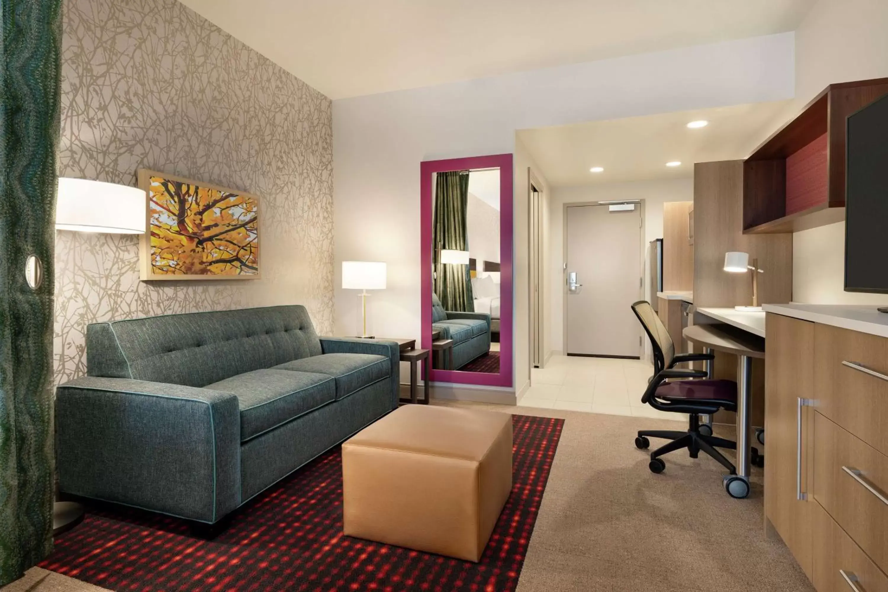 Bedroom, Seating Area in Home2 Suites By Hilton Martinsburg, Wv