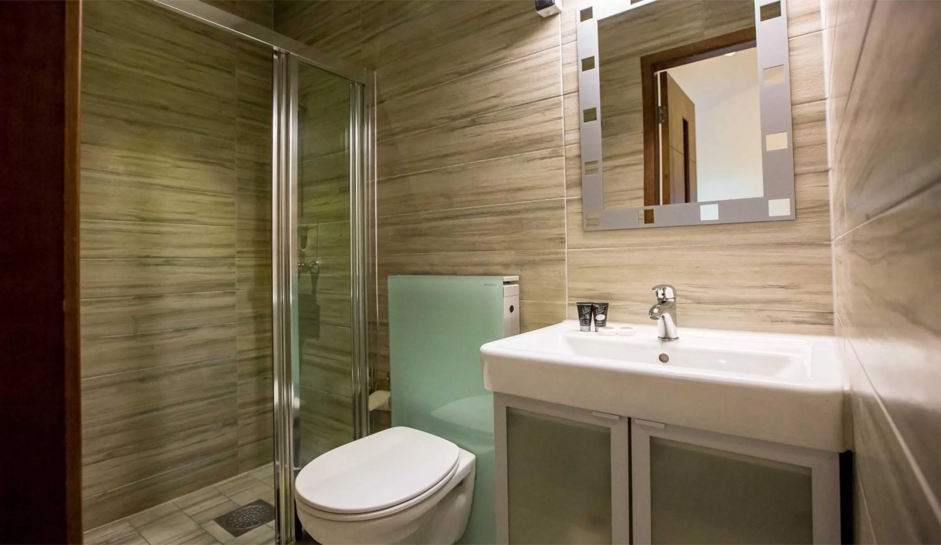 Bathroom in Central City Apartments