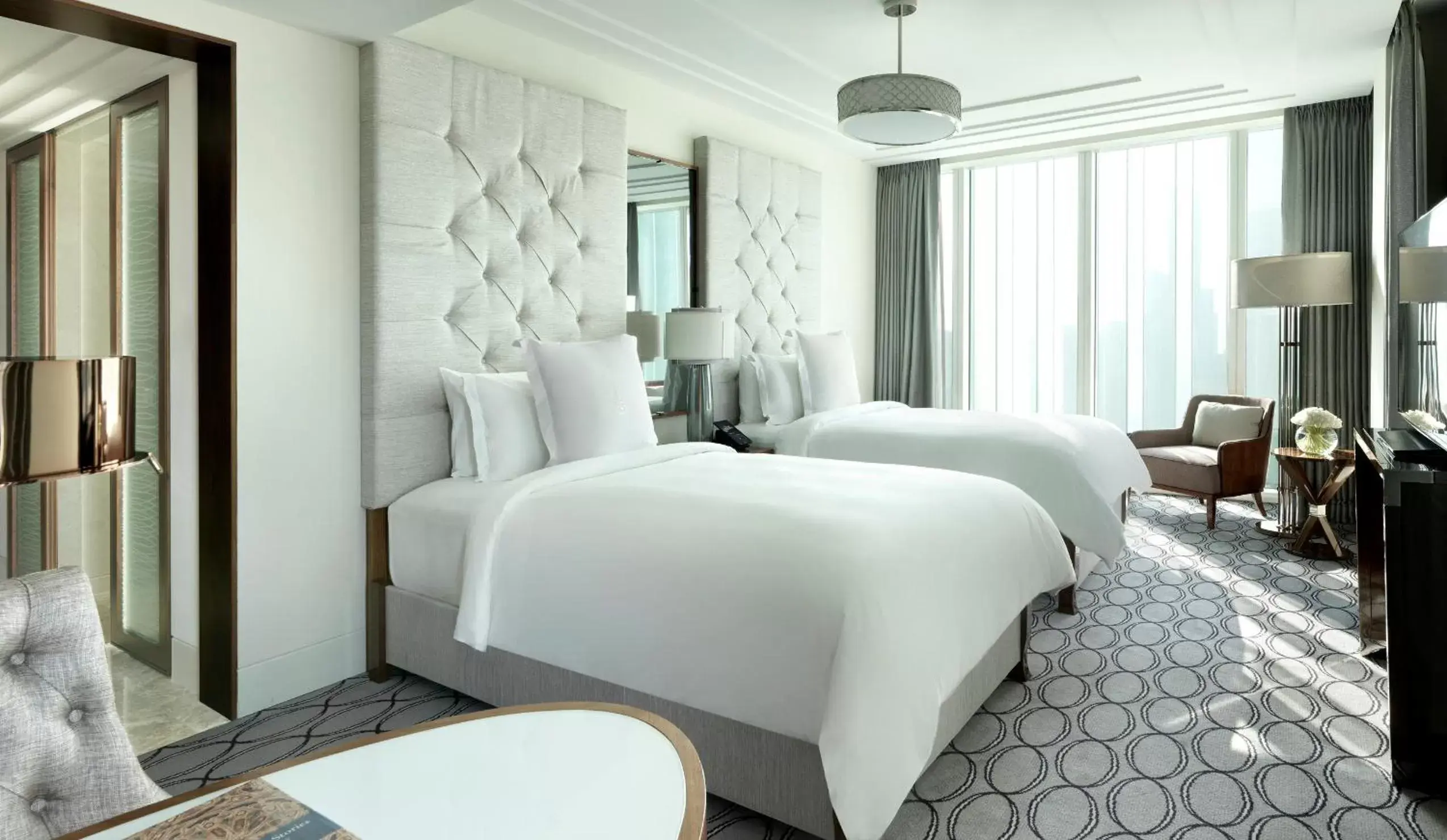 Bedroom, Bed in Four Seasons Hotel Abu Dhabi at Al Maryah Island