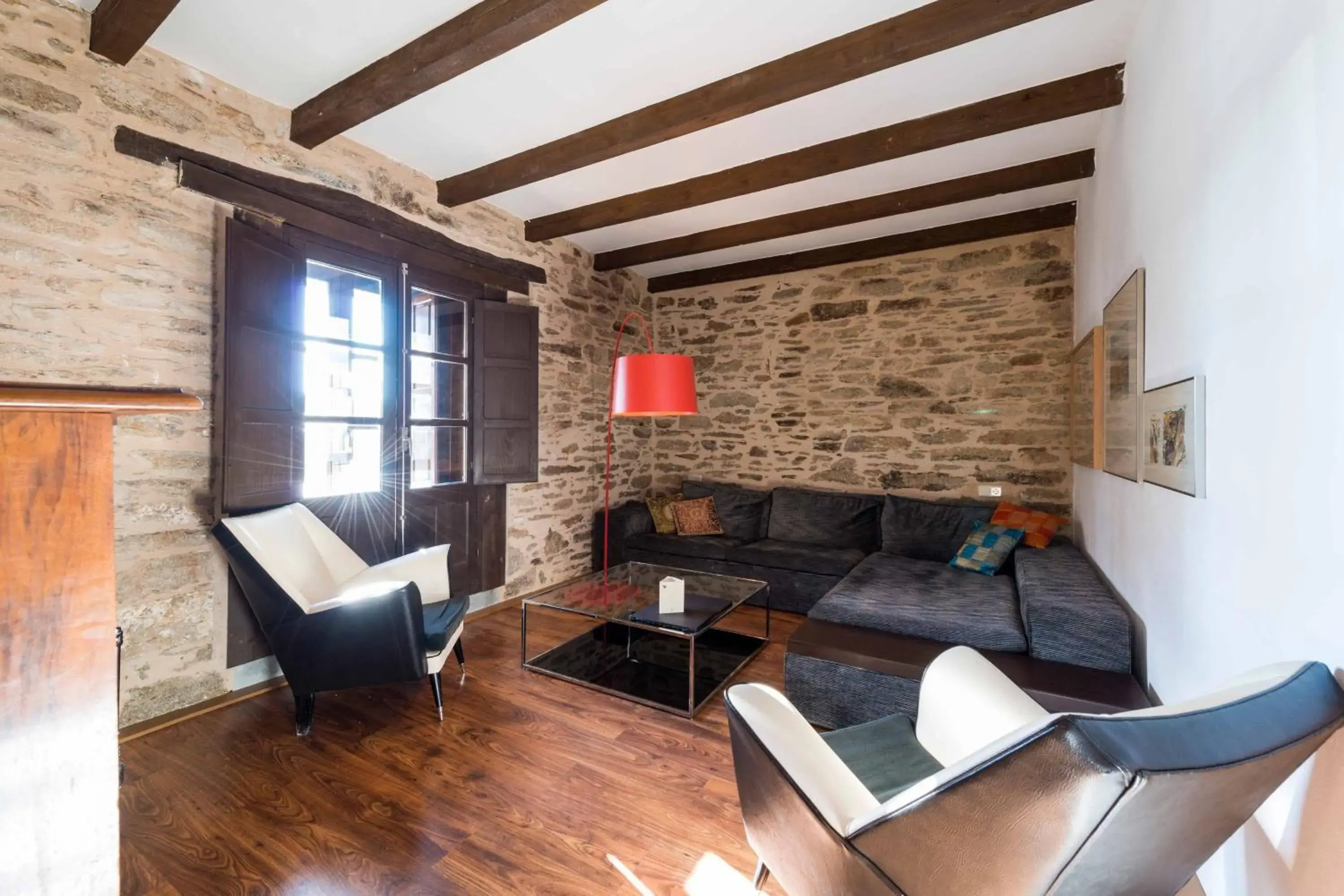 Communal lounge/ TV room, Seating Area in Posada Real de Las Misas