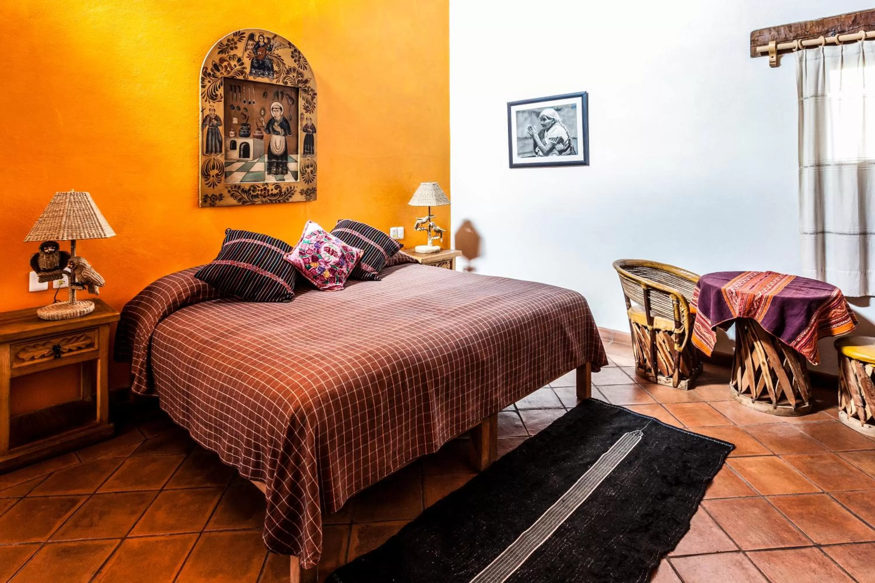 Photo of the whole room, Bed in Posada Yolihuani