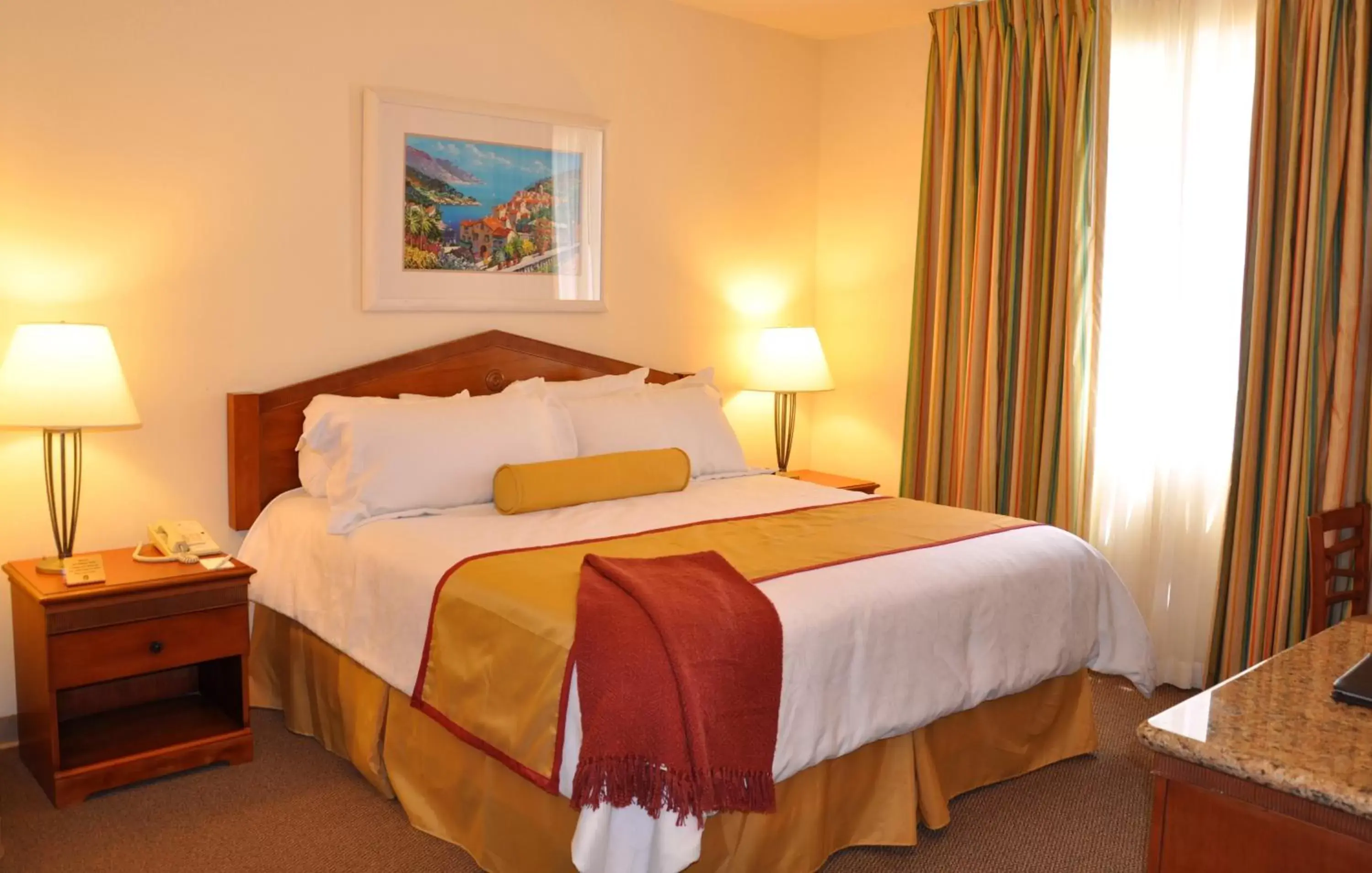 Bed in Club de Soleil All-Suite Resort
